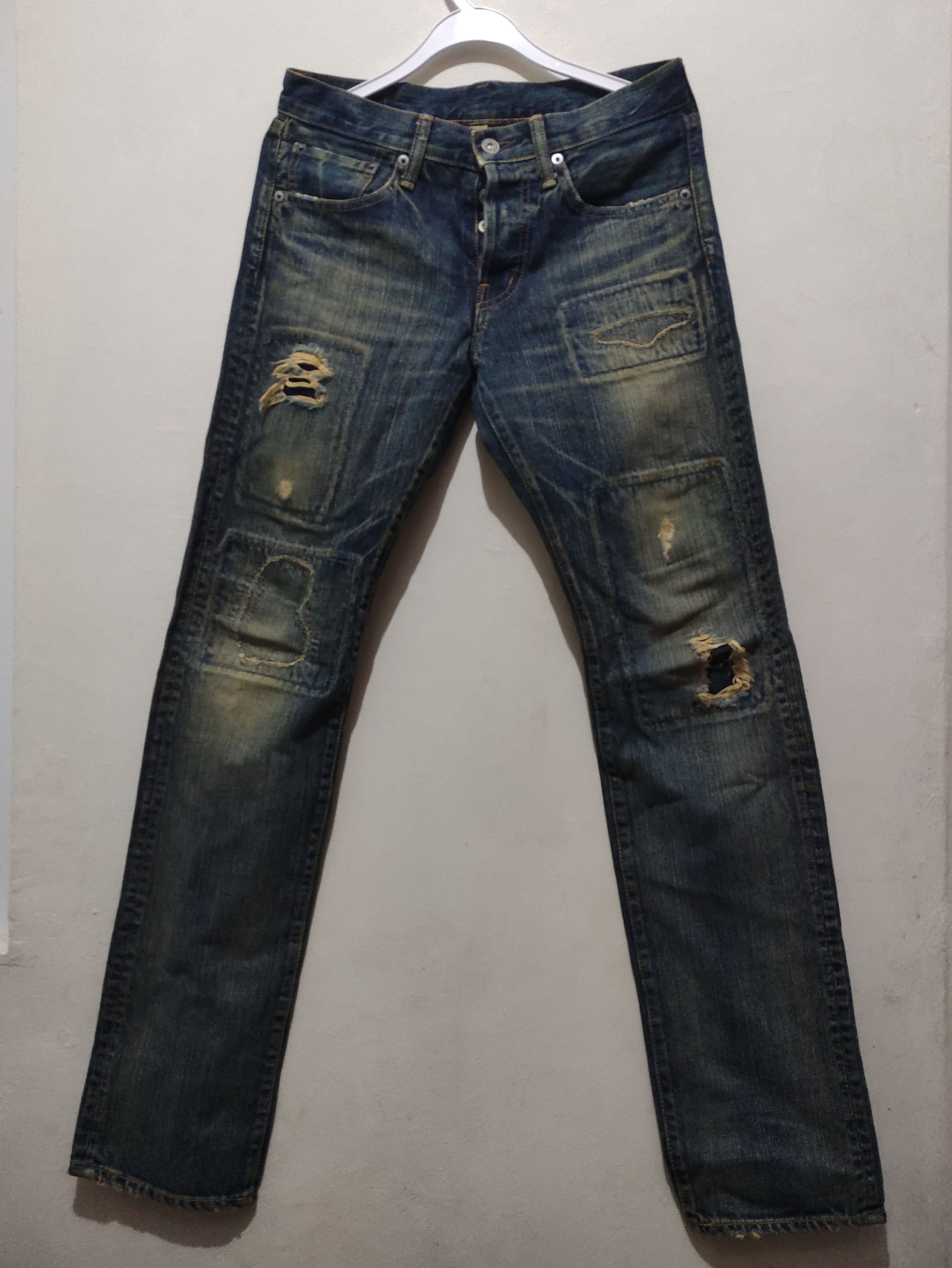 Spellbound Japanese Archive SPELLBOUND distressed grunge denim Size US 29 - 1 Thumbnail