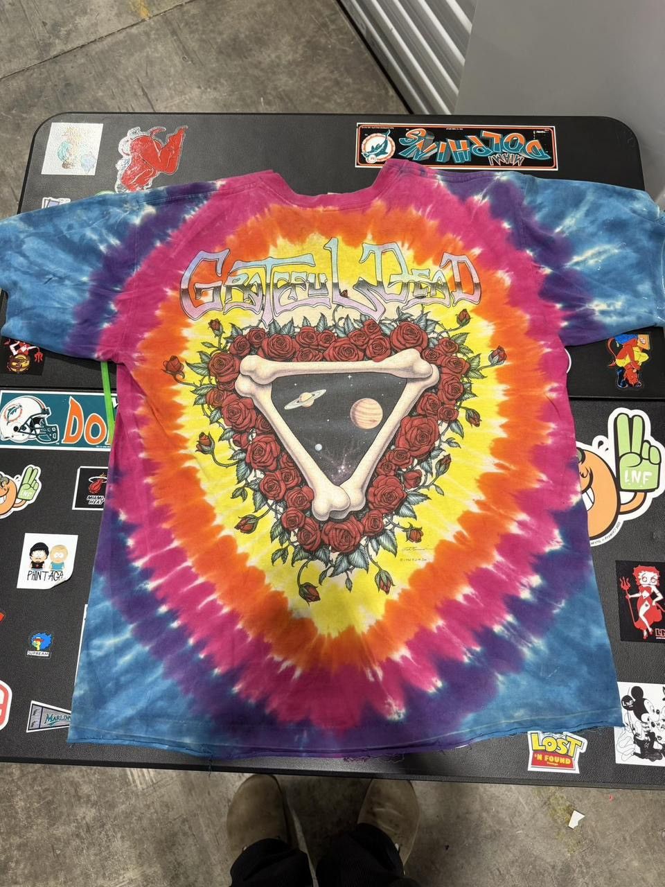 Liquid Blue 1992 Thrashed Vintage Liquid Blue Grateful Dead Band Tee XL Size US XL / EU 56 / 4 - 5 Thumbnail