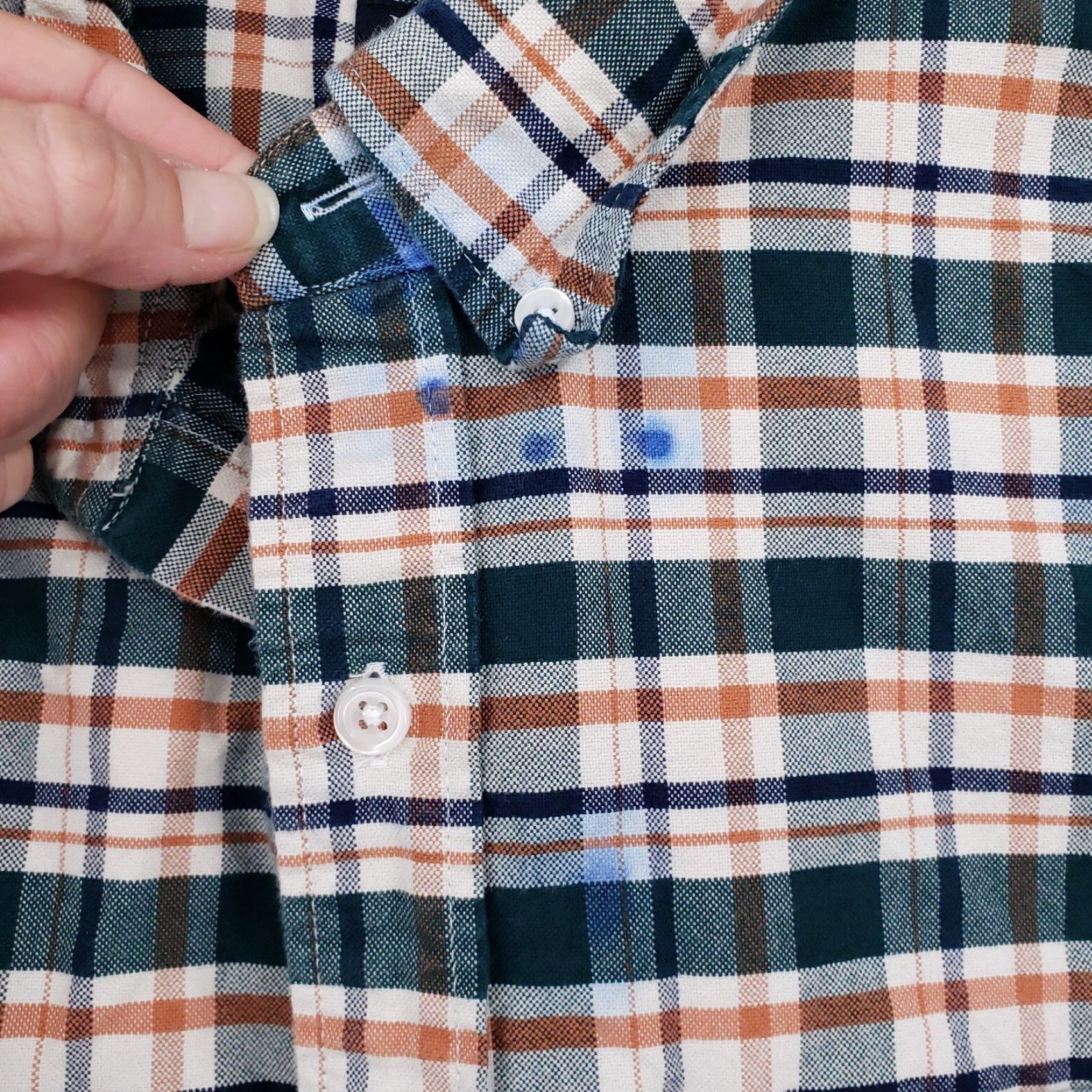 J.Crew J.CREW Button-Down Shirt Mens M Medium Blue Plaid Slim Fit Collared Oxford Button Up Size US M / EU 48-50 / 2 - 7 Thumbnail