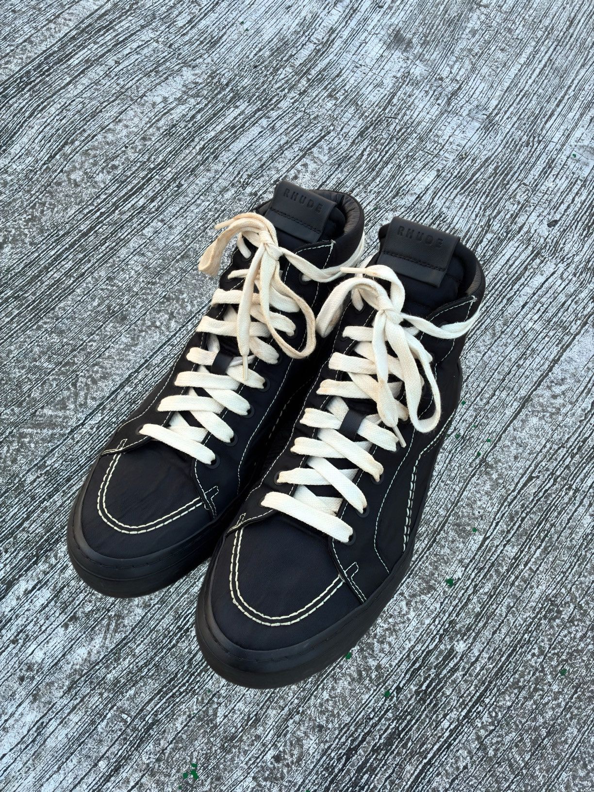Rhude Rhude V1 High Sneaker in Black Size US 10 / EU 43 - 1 Thumbnail