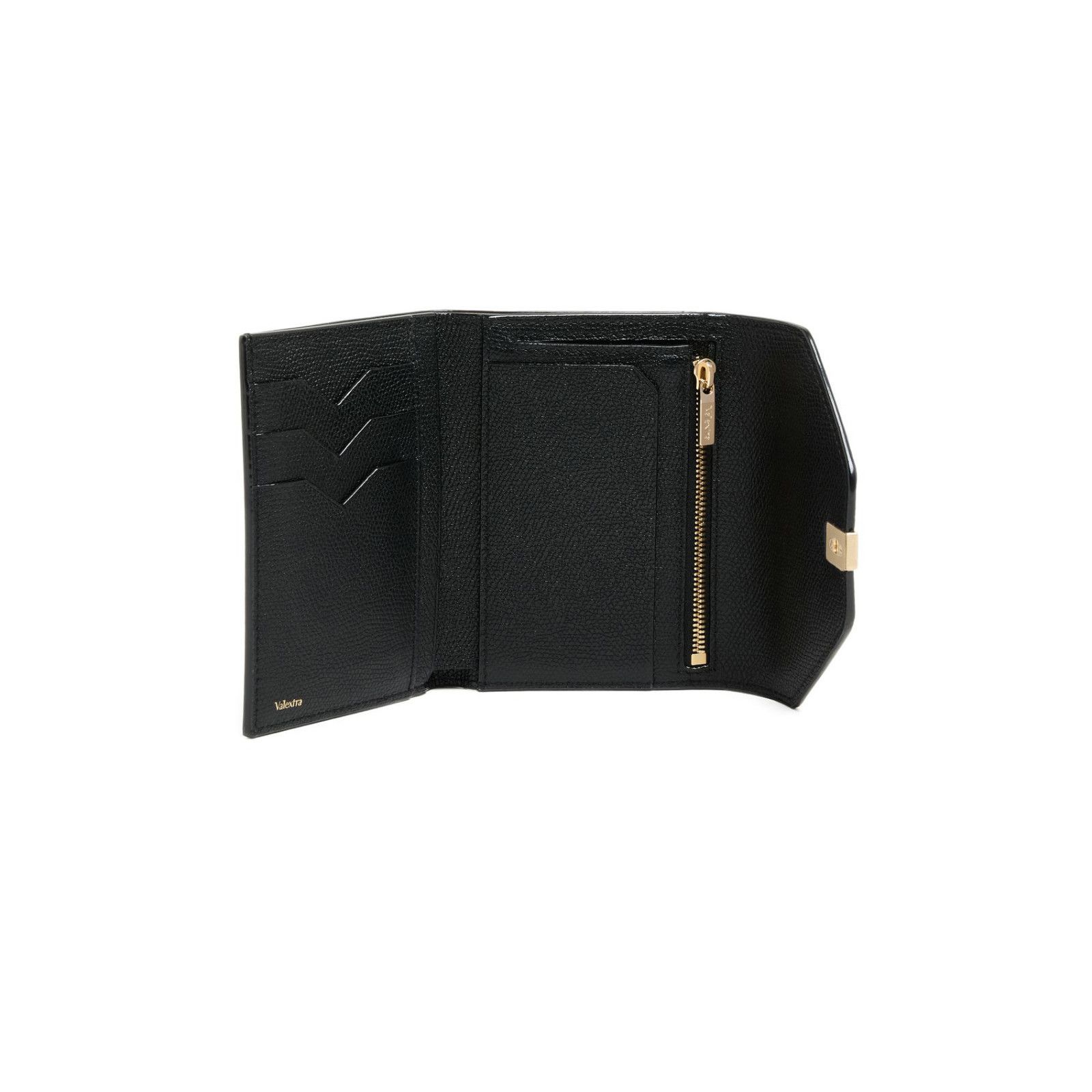 Valextra VALEXTRA Iside 3 CC Black Wallet New & Authentic Size ONE SIZE - 3 Thumbnail