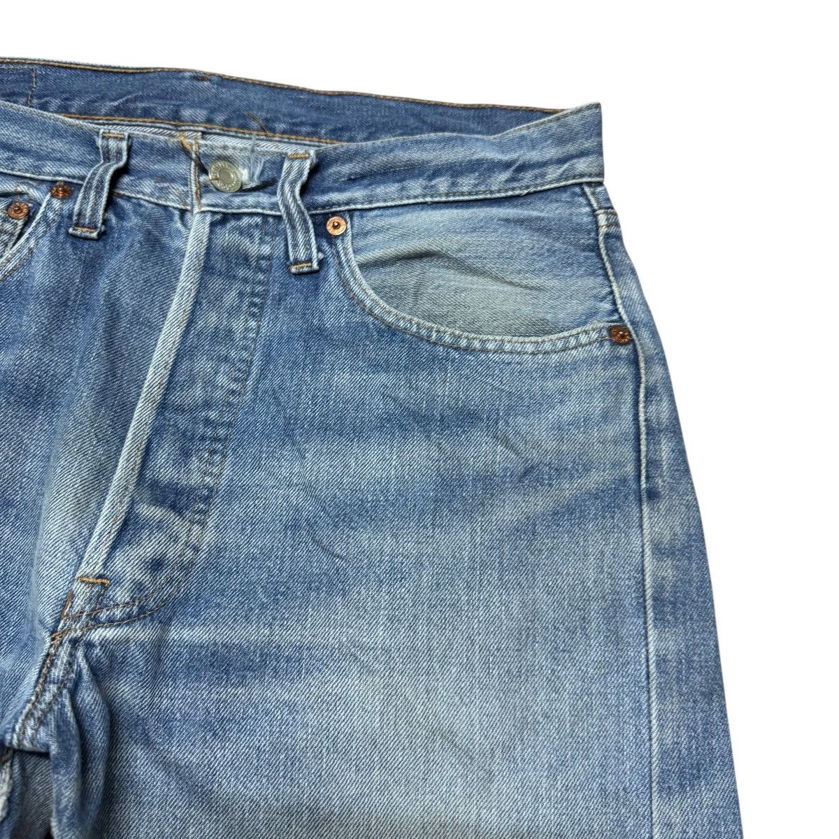 Levi's Vintage 80s Levis 501 Redline Selvedge Jeans #6 Size US 31 - 5 Thumbnail