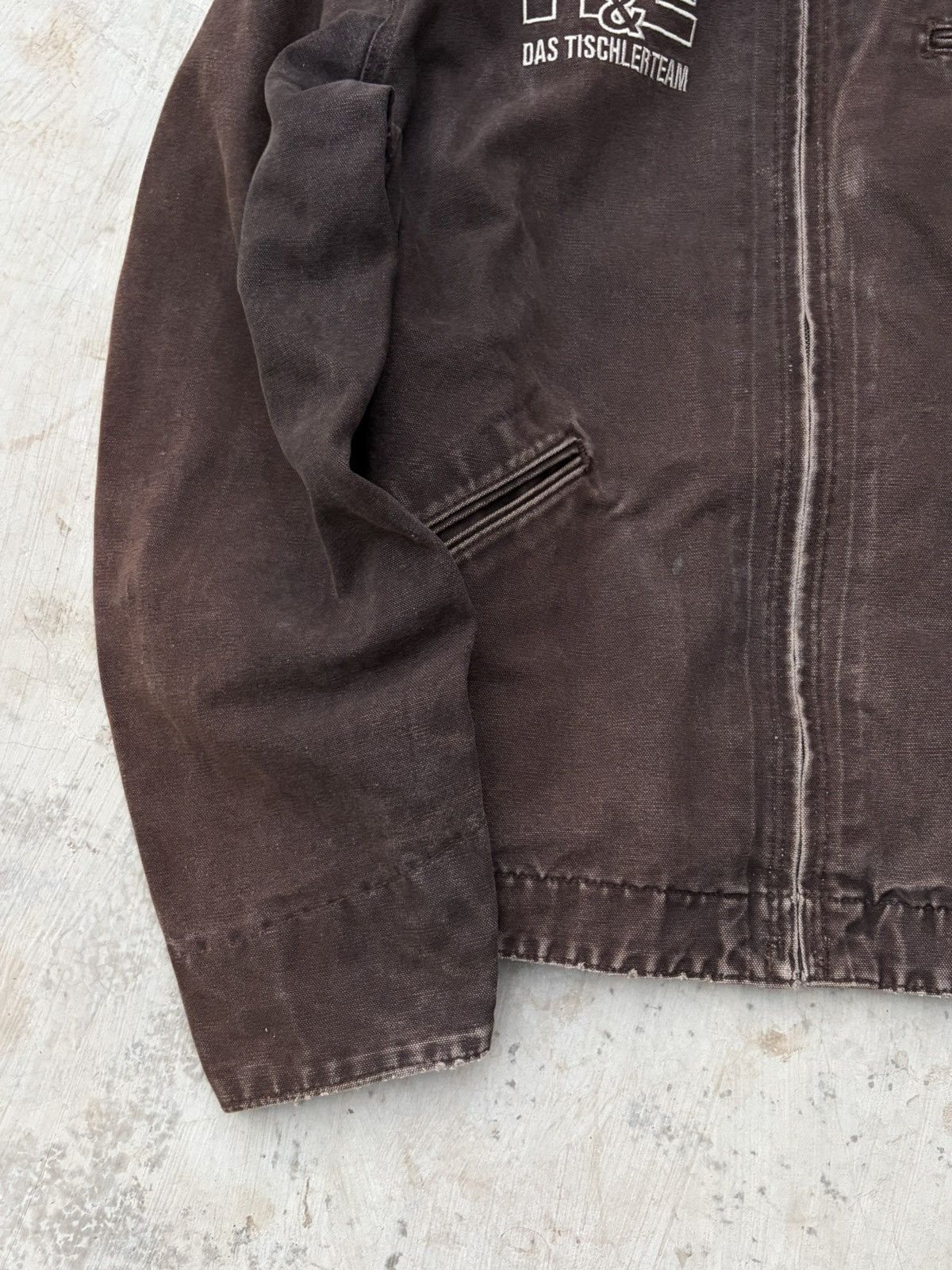 Carhartt Vintage 00s Carhartt Detroit Jacket European DKB Size US L / EU 52-54 / 3 - 2 Thumbnail