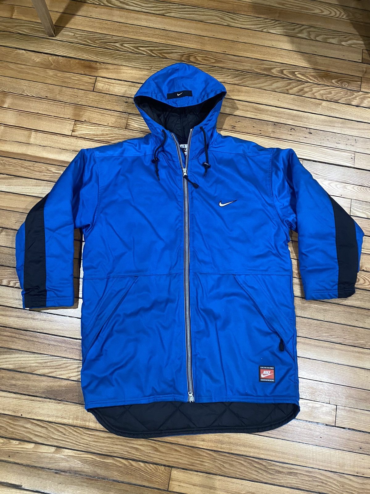 Nike × Vintage Vintage 90s white tag Nike Parka Size US L / EU 52-54 / 3 - 1 Thumbnail