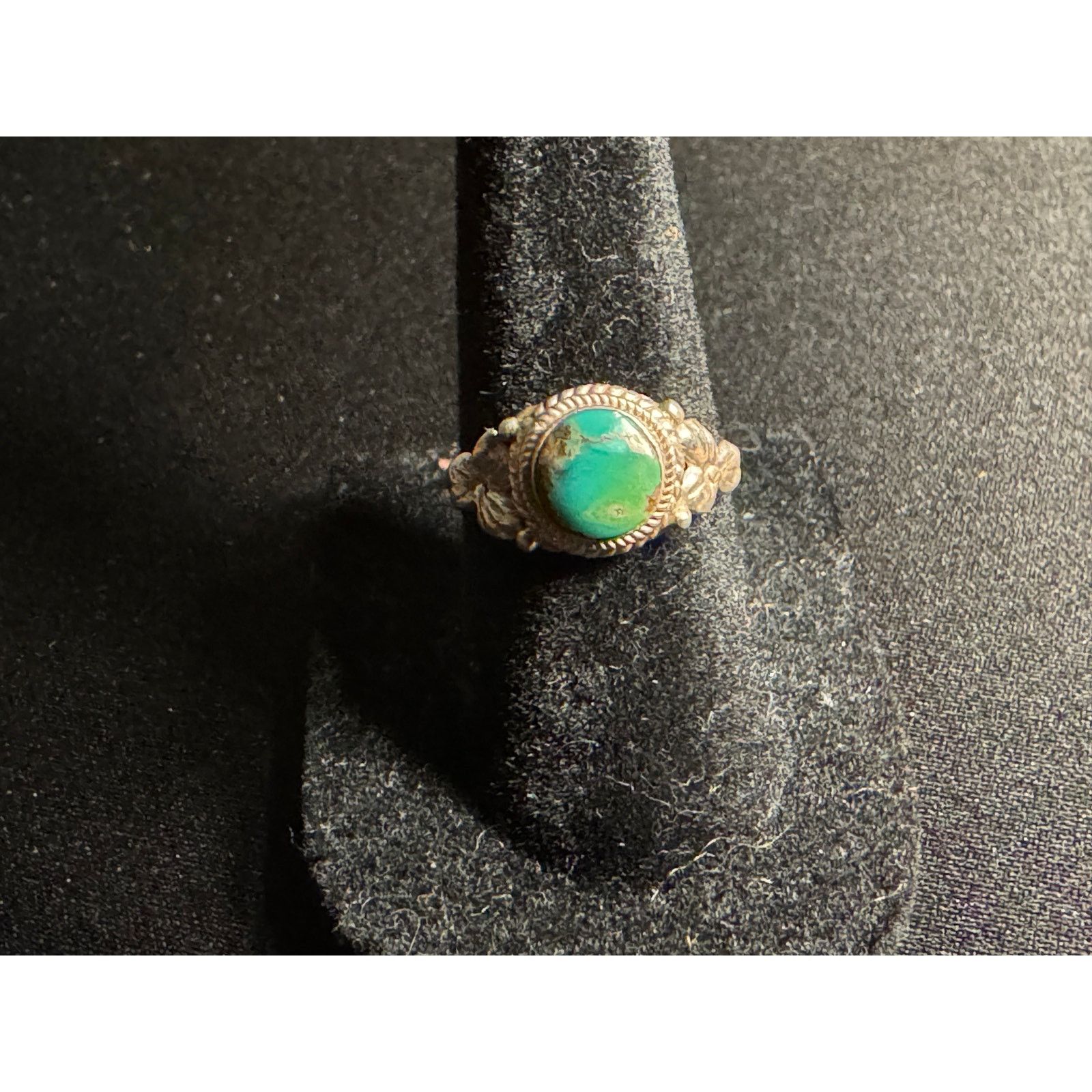 Other Vintage 925 Sterling Silver Turquoise Size 6 Ring Size ONE SIZE - 2 Thumbnail