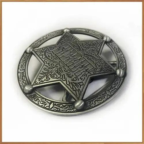 Other Haseki x Koike SHERIFF Cowboy Belt Buckle Size ONE SIZE - 6 Thumbnail