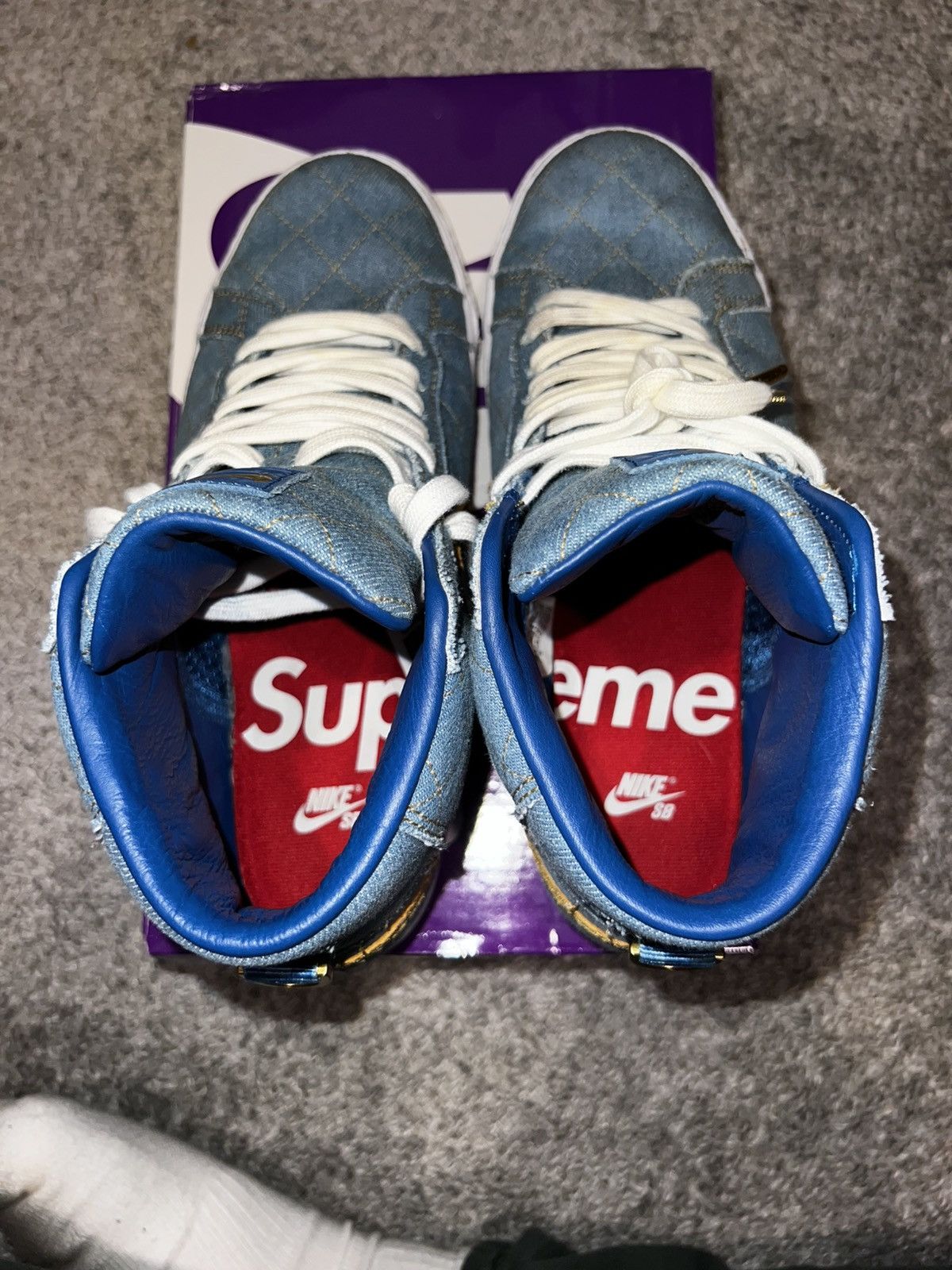 Nike × Supreme Supreme Nike Denim Snakeskin Blazers Size US 8 / EU 41 - 6 Thumbnail