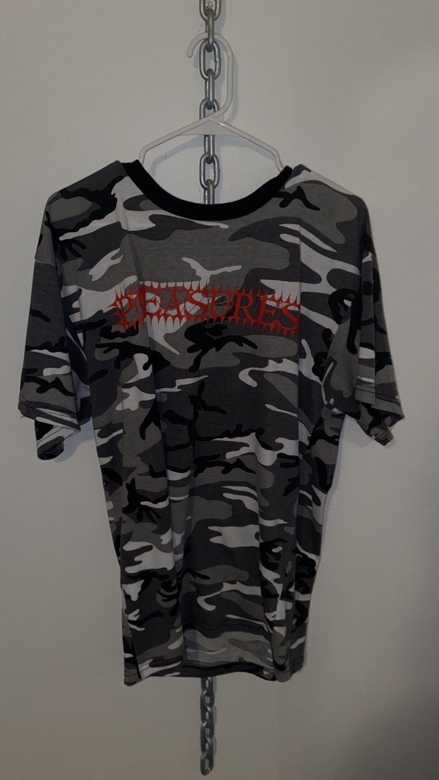 Pleasures Pleasures X Roth Co Grey Camo Tee Size US XL / EU 56 / 4 - 1 Thumbnail
