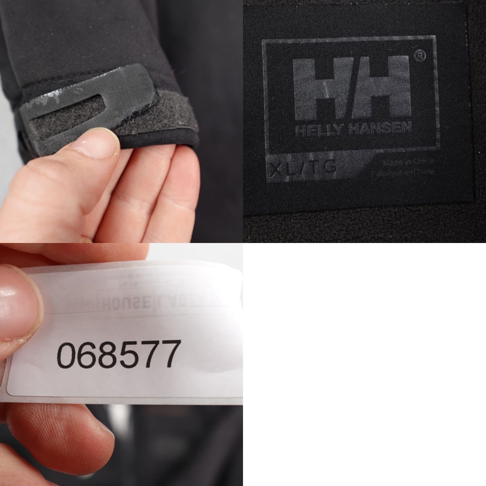 Helly Hansen Helly Hansen Jacket Mens XL Black Softshell Fleece Lined Full Zip Outdoors Coat Size US XL / EU 56 / 4 - 9 Thumbnail