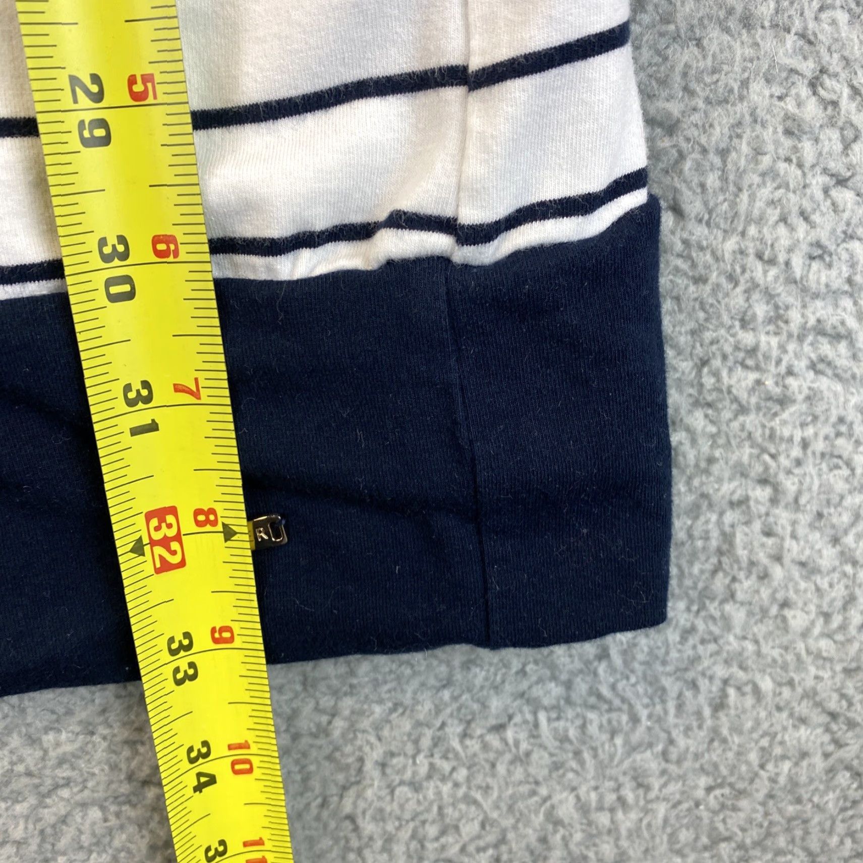 Tommy Hilfiger TOMMY HILFIGER Womens T-Shirt Dress Solid Navy Stretch Above Knee S Short Sleeve Collar Size S / US 4 / IT 40 - 7 Thumbnail