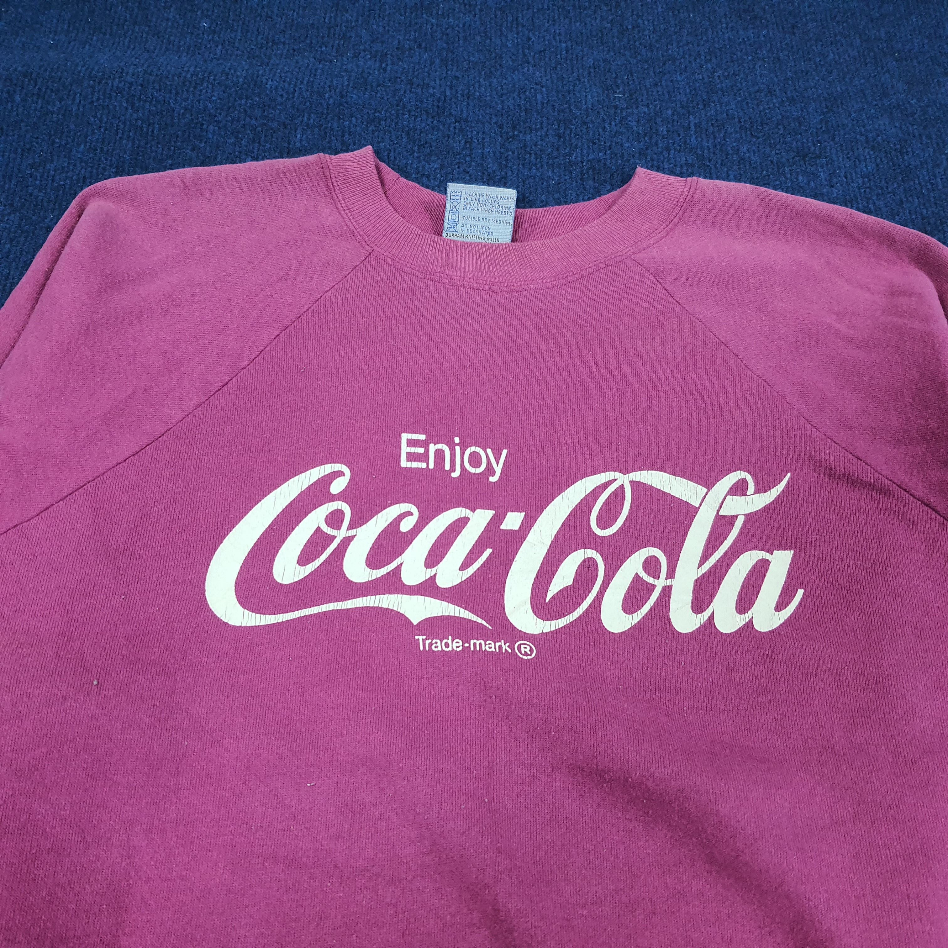 Other Vintage Coca-Cola Streetwear Sweatshirt C237N20 Size US L / EU 52-54 / 3 - 2 Thumbnail