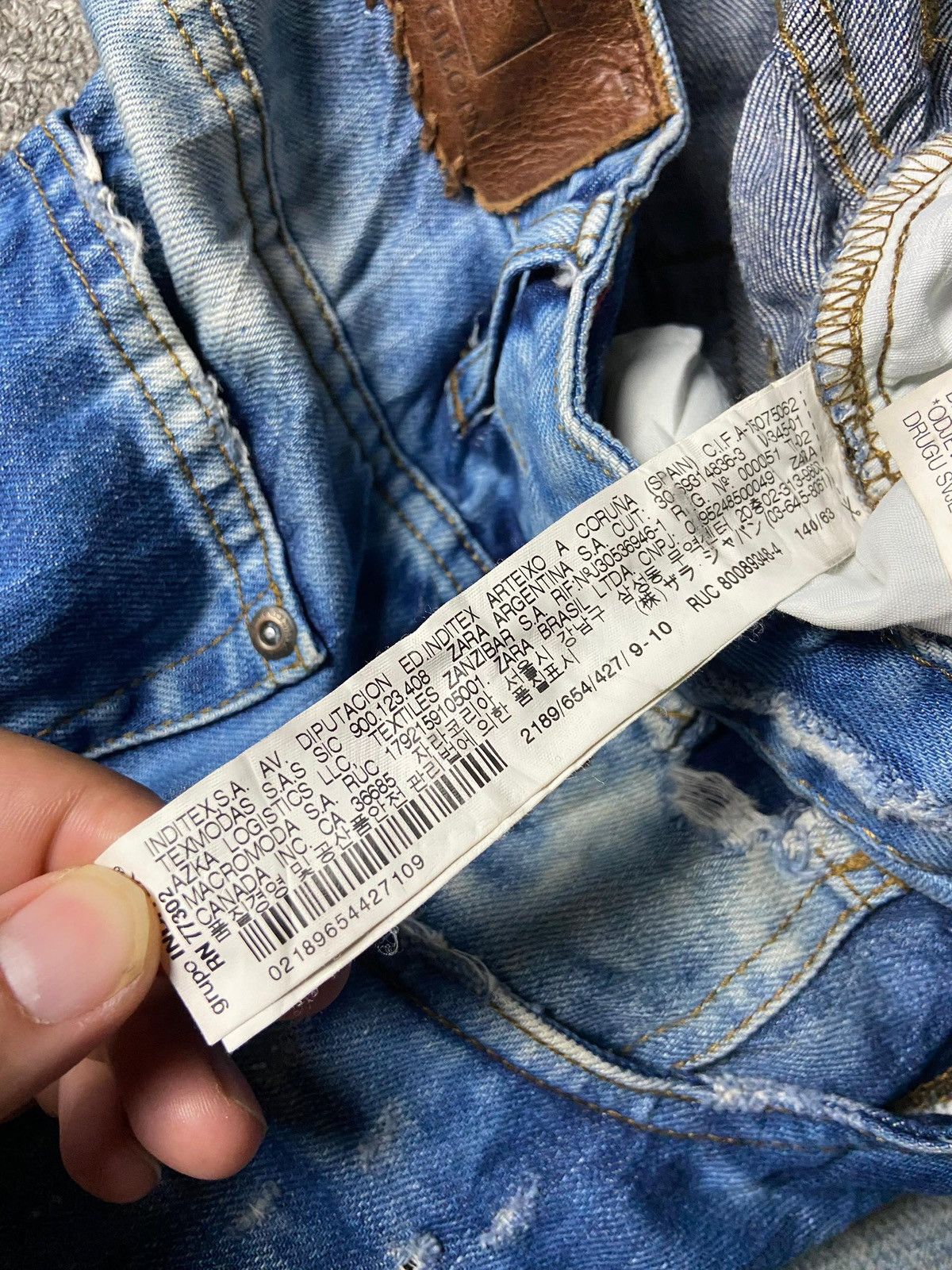 Zara Zara Denim Collection Distressed Ripped Jeans (157) Size US 27 - 5 Thumbnail