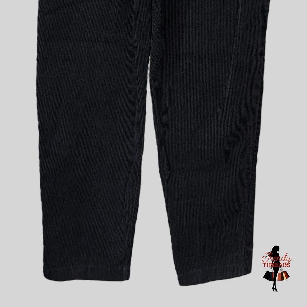 Vintage VTG 70s 80s SMALL MEDIUM Corduroy High Rise Tapered Wide Leg Size 32" / US 10 / IT 46 - 6 Thumbnail