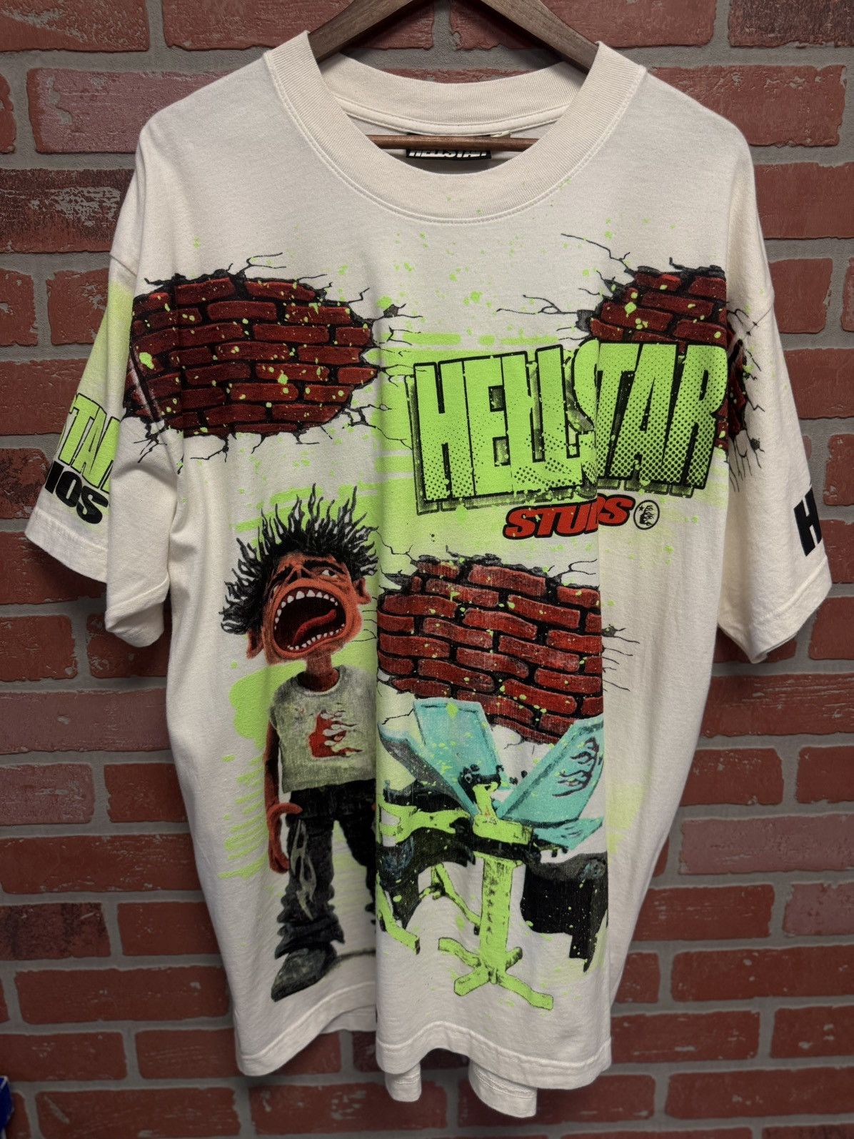 HELLSTAR Hellstar “Brick Wall” Tee Shirt Size XL (NEW) Size US XL / EU 56 / 4 - 1 Thumbnail