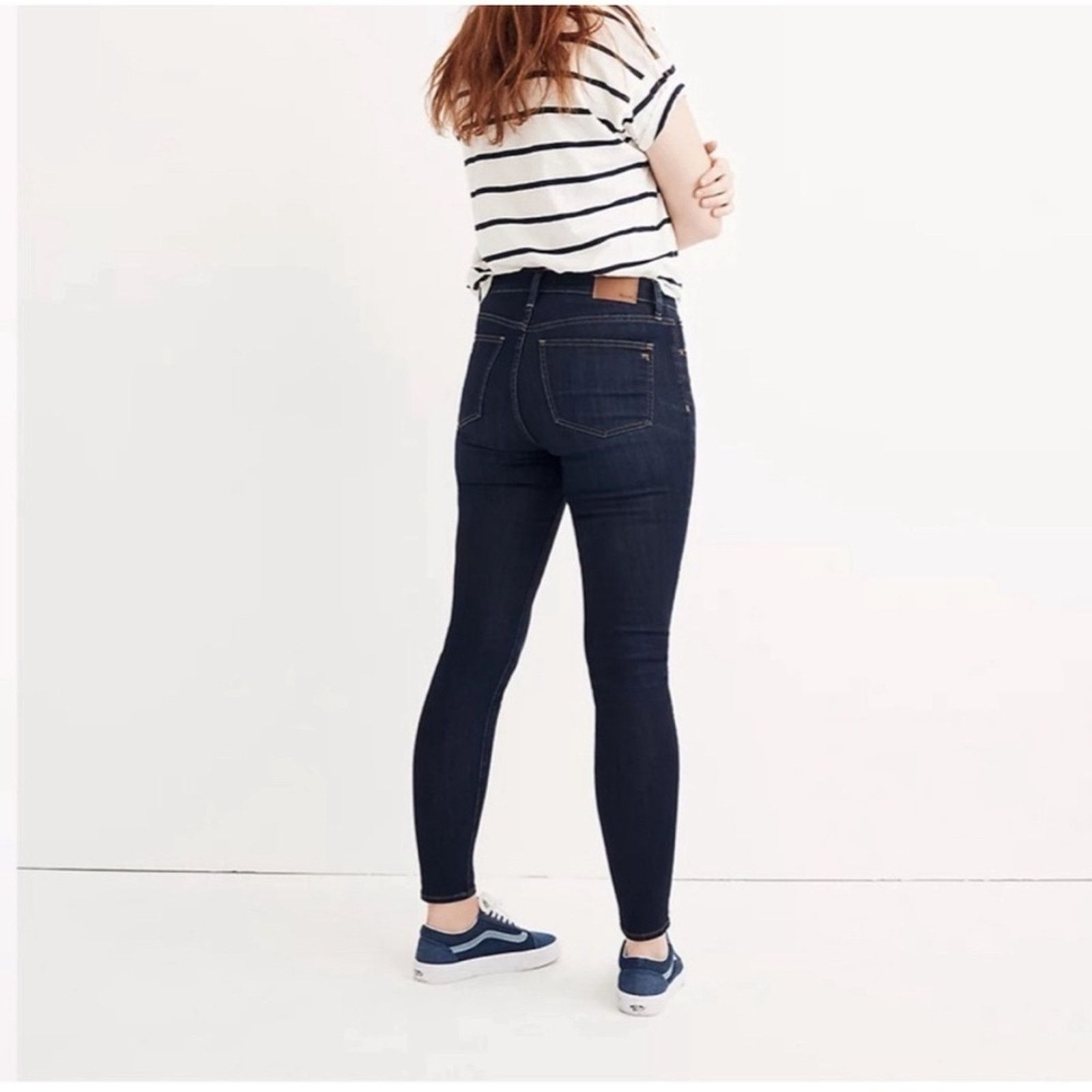 Madewell Madewell High Rise Skinny Jeans Size 32" / US 10 / IT 46 - 2 Thumbnail