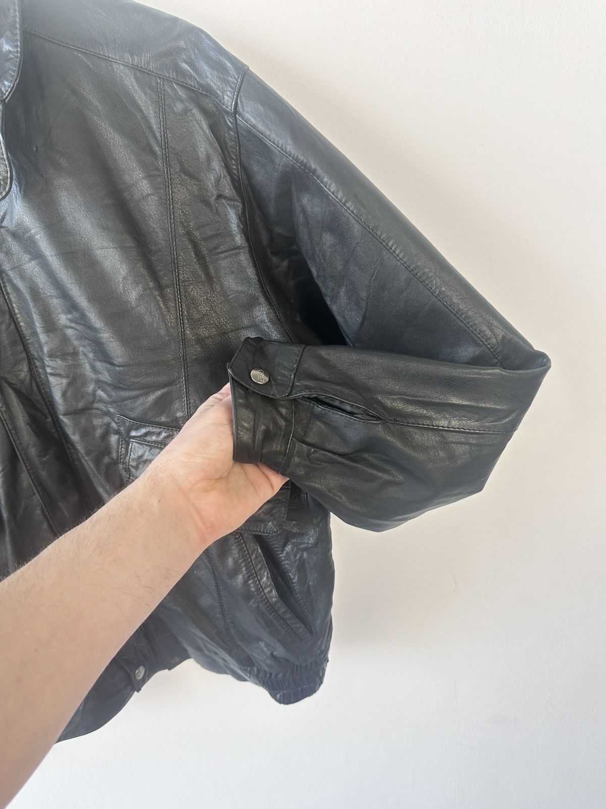 Leather Vintage Leather Bomber Jacket Size 50 MEcht Nappa Soft Size US M / EU 48-50 / 2 - 11 Thumbnail