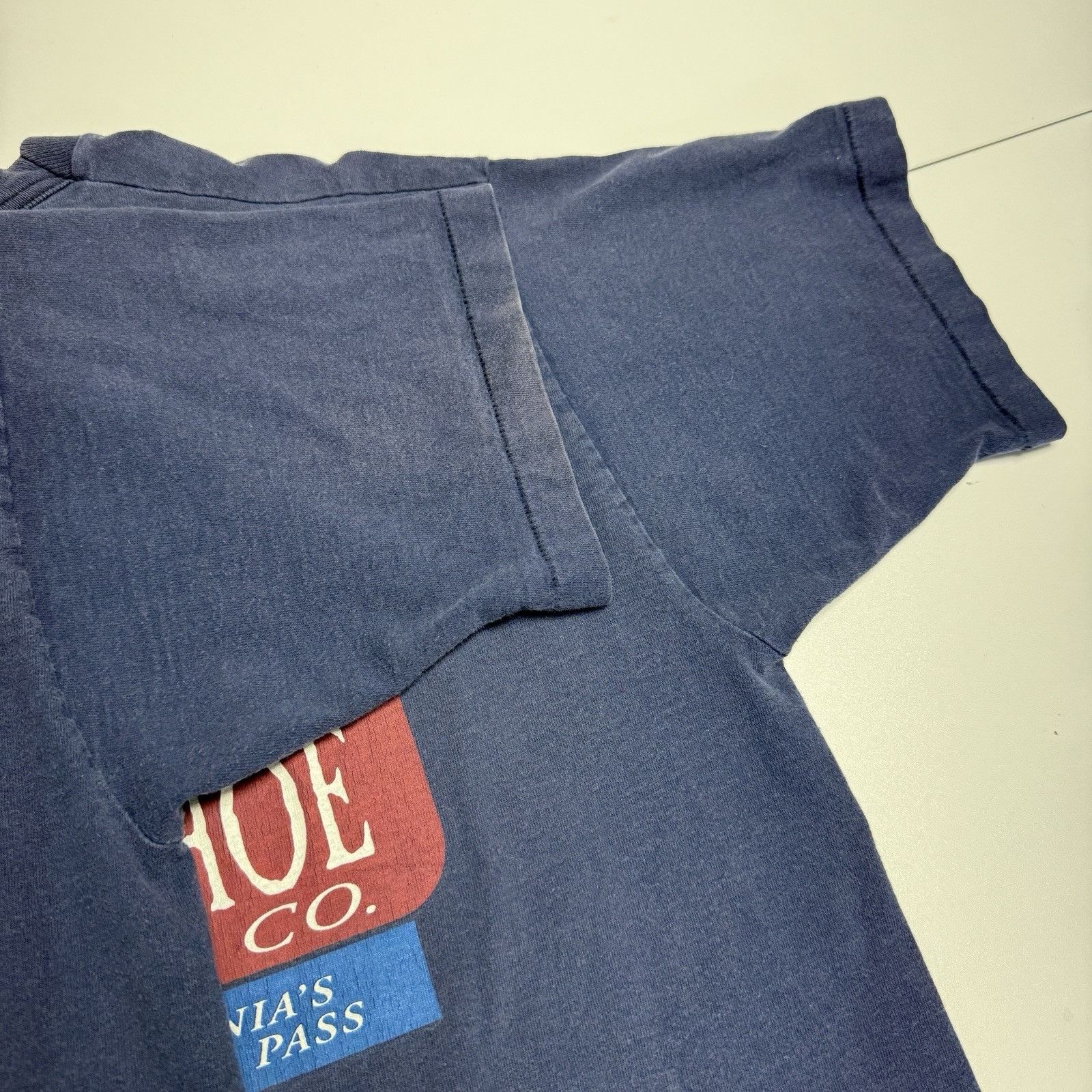Vintage Vintage Showshoe Brewing Co Shirt Blue 90s California Nature Size US XL / EU 56 / 4 - 6 Thumbnail