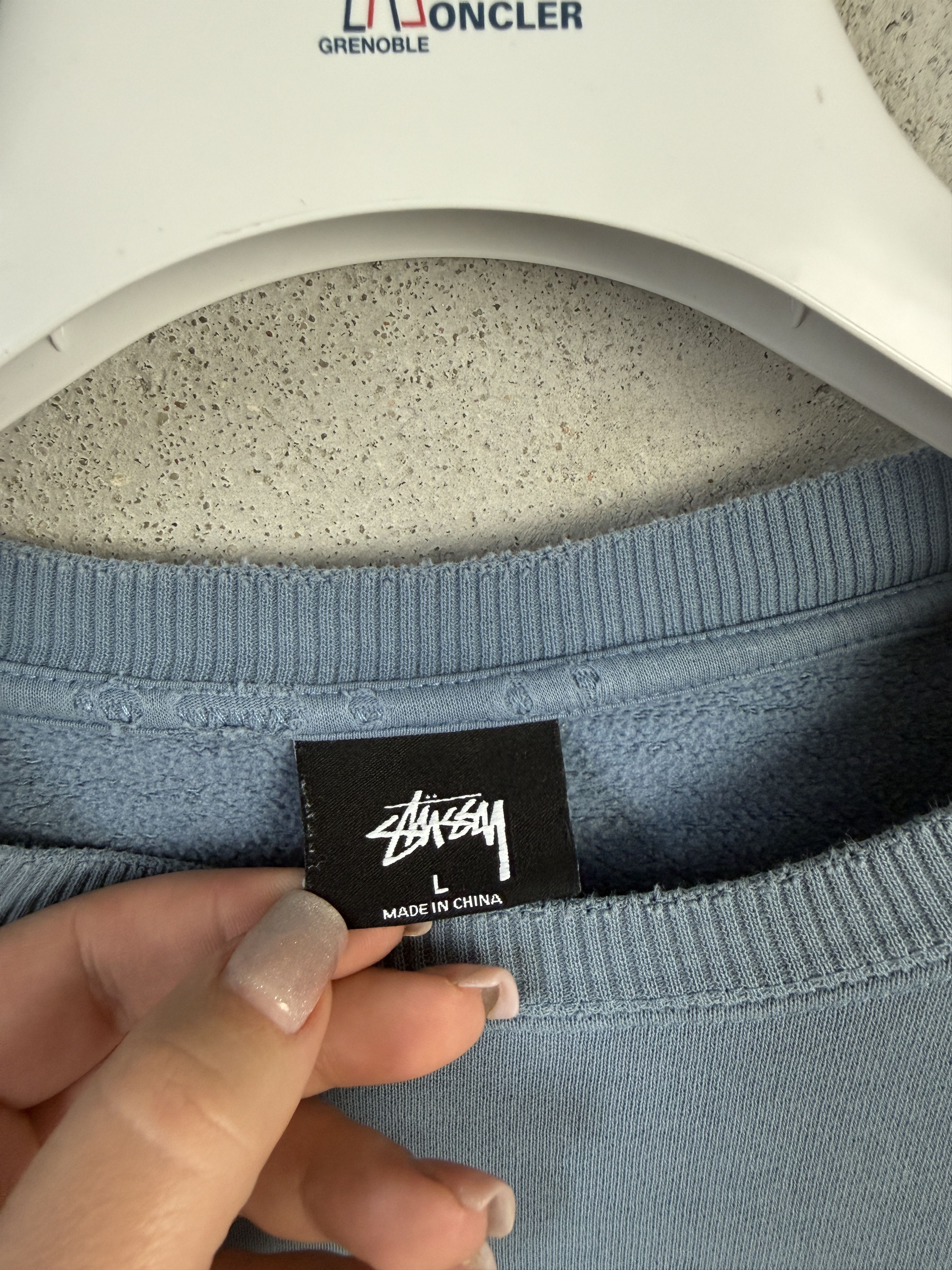 Stussy Stussy big back logo sweatshirt crewneck skate rap Size US L / EU 52-54 / 3 - 4 Thumbnail