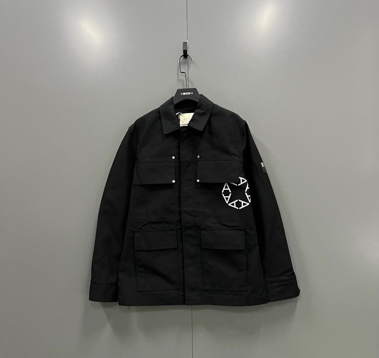 1017 ALYX 9SM 1017 ALYX 9SM Black Letter Printed Collared Jacket J41 Size US M / EU 48-50 / 2 - 1 Thumbnail
