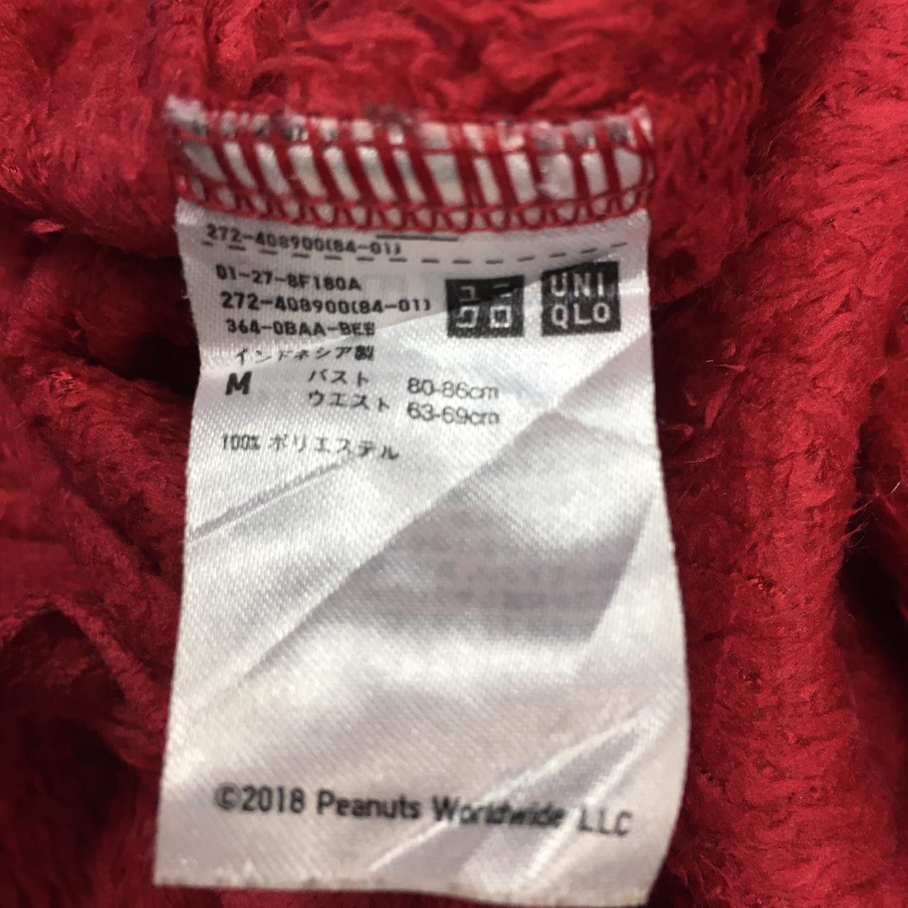 Uniqlo UNIQLO x PEANUTS Snoopy Fleece Sweatshirt Cartoon Streetwear Size M / US 6-8 / IT 42-44 - 4 Thumbnail
