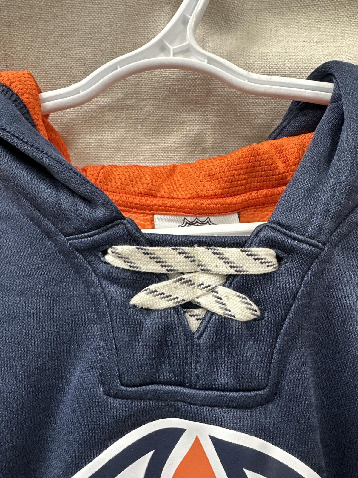 NHL Edmonton Oilers Youth Hoodie - Navy/Orange Size US XXS / EU 40 - 5 Thumbnail