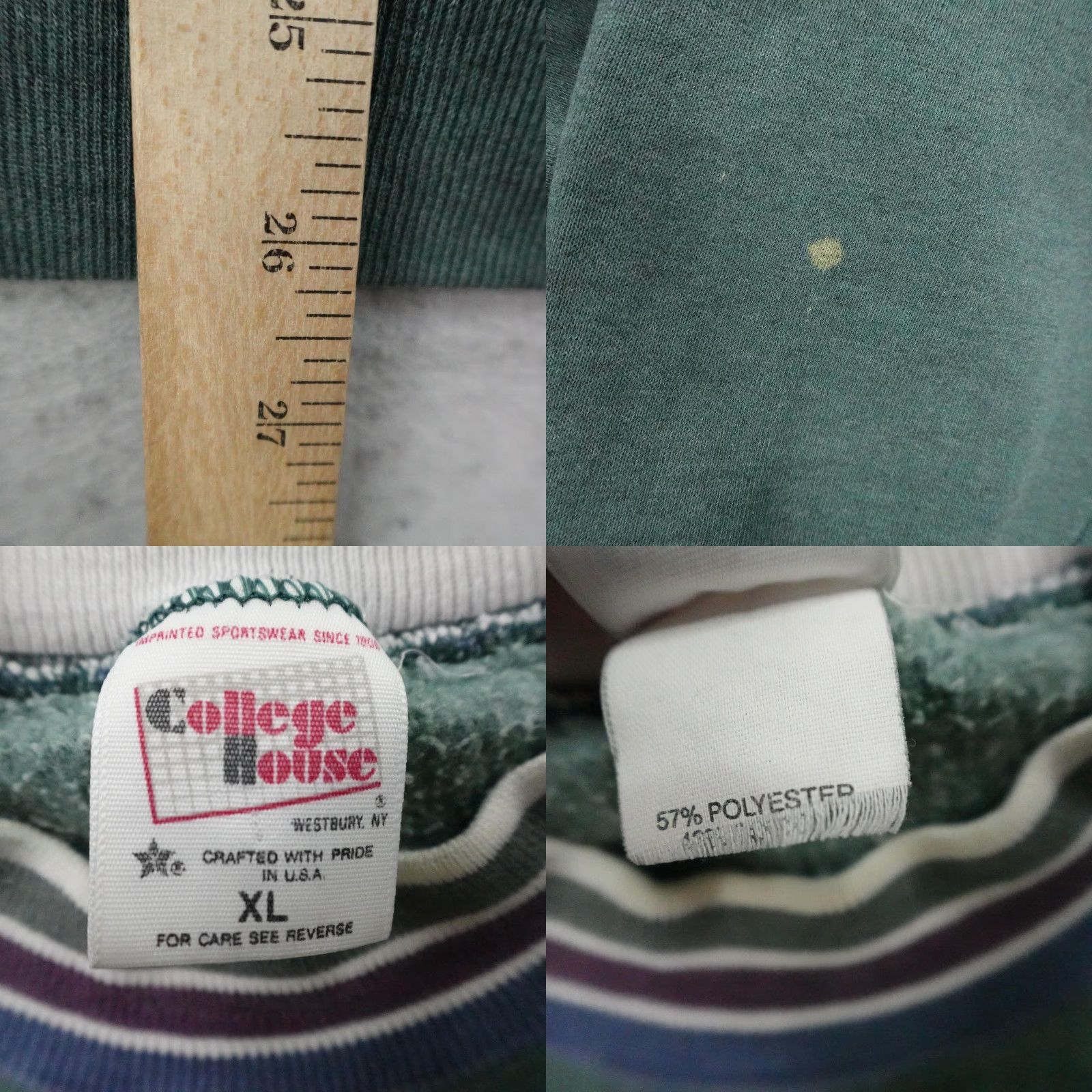 Vintage VINTAGE Interlochen Sweatshirt Mens XL Green Center For Arts Crew Pullover 90s Size US XL / EU 56 / 4 - 8 Thumbnail