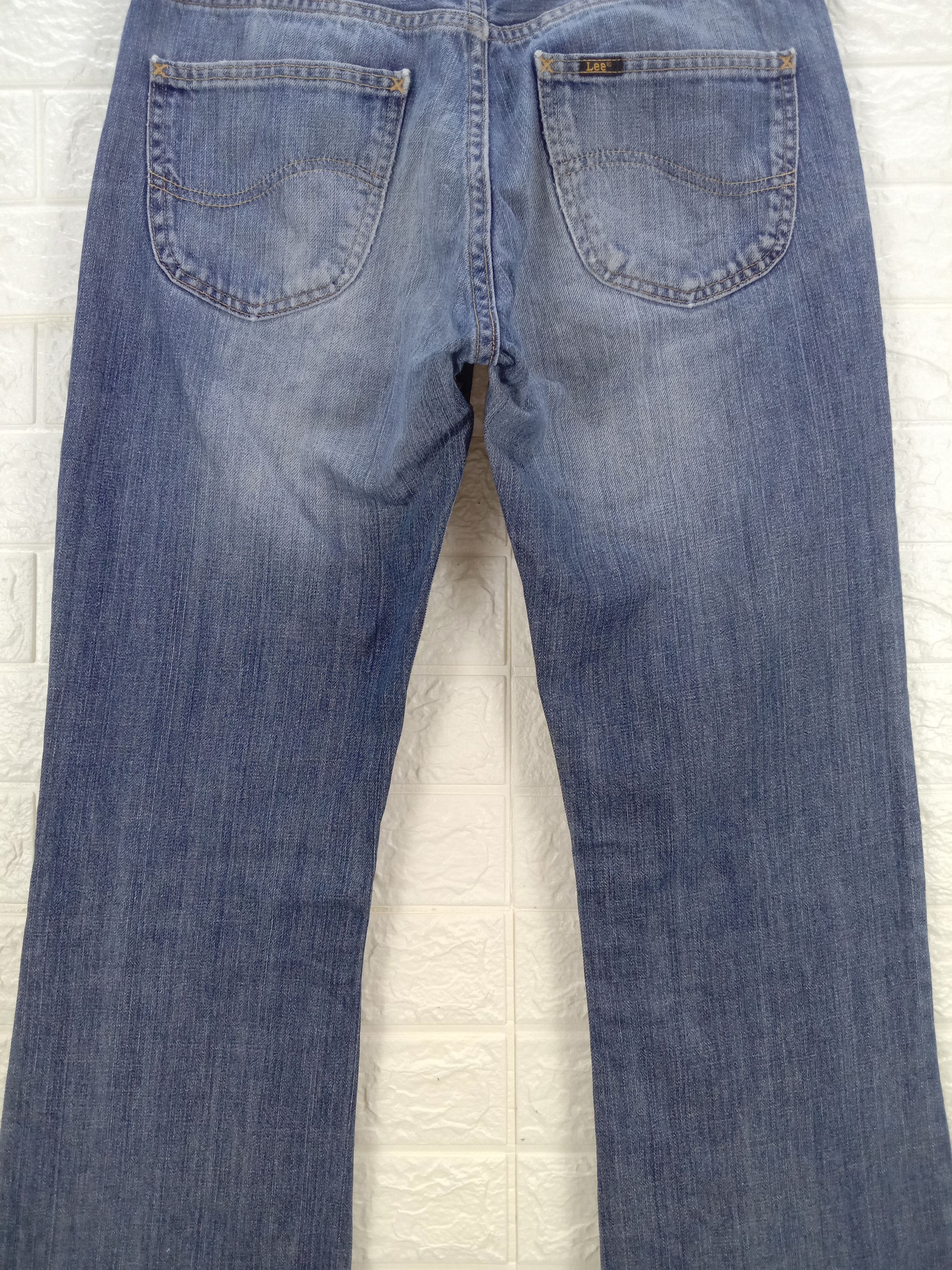 Lee Vintage Lee Faded Blue Flare Jeans Bell Bottom Ripped Denim Size US 32 / EU 48 - 7 Thumbnail