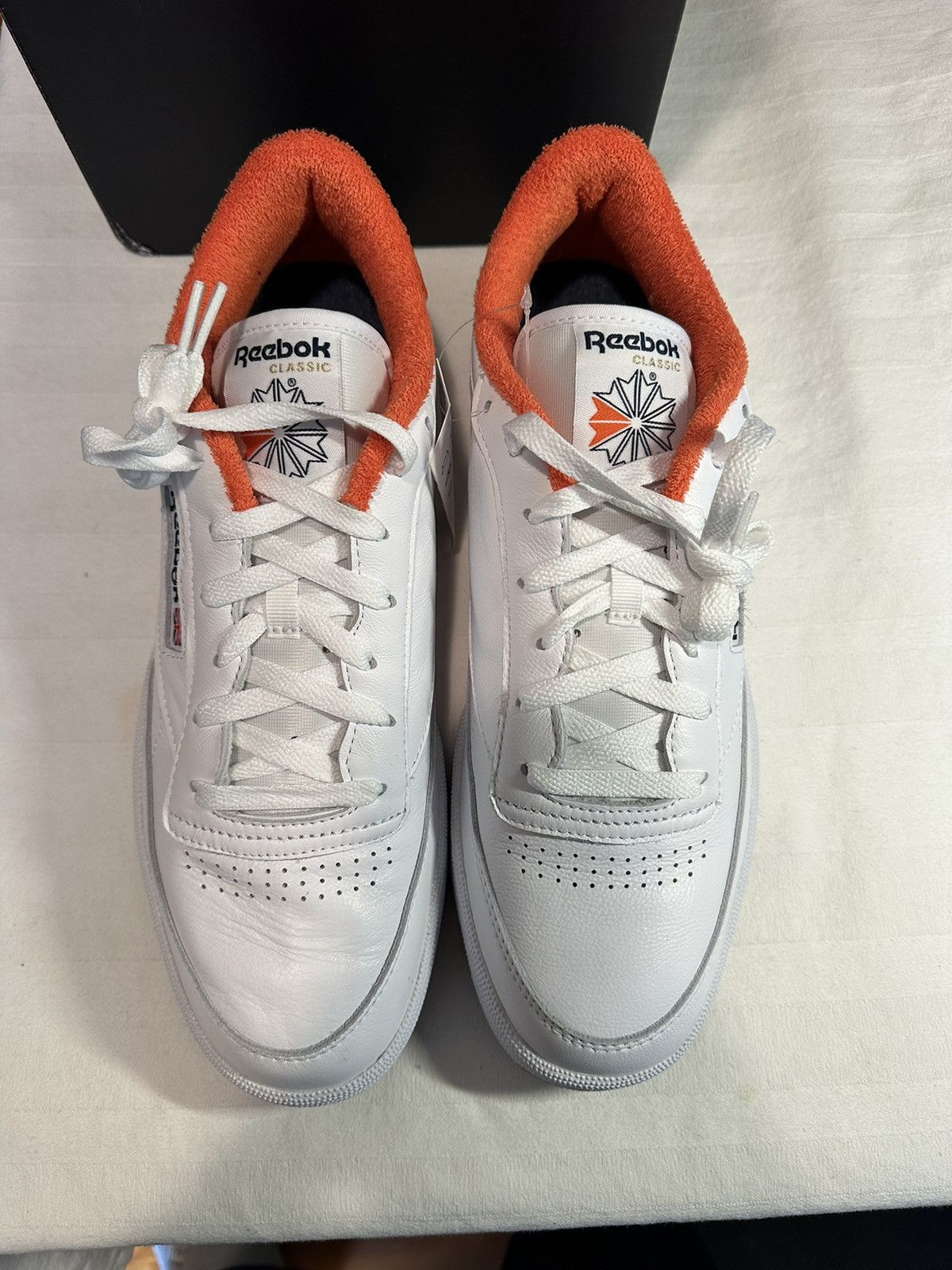 Eric Emanuel × Reebok Eric Emanuel Reebok Club C exclusive orange Size US 12 / EU 45 - 3 Thumbnail