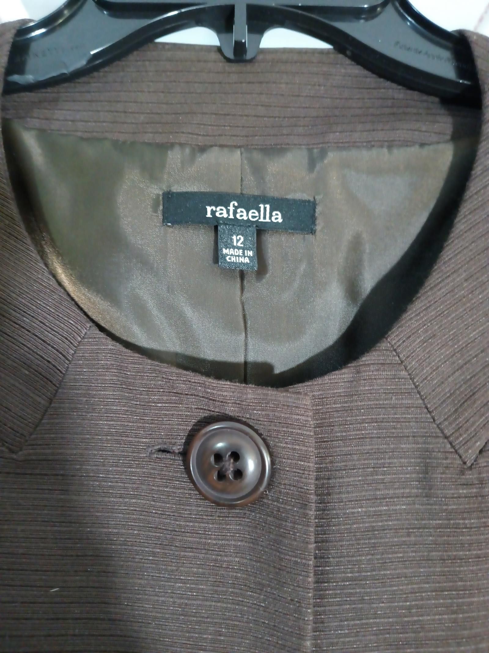Other Rafaella Women's Brown Jacket - Size 12 Size XL / US 12-14 / IT 48-50 - 2 Thumbnail