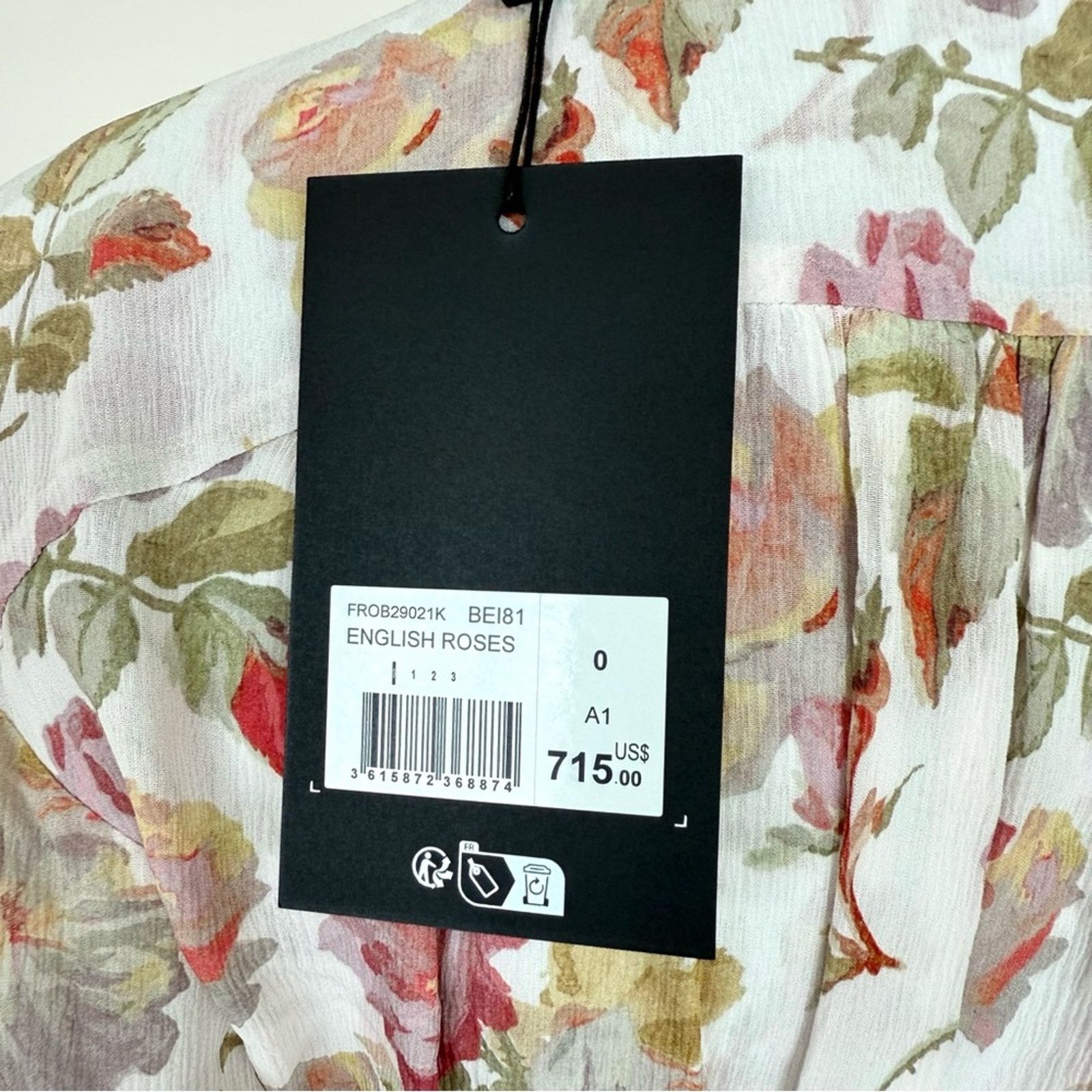 The Kooples NWT!!! The Kooples women maxi silk dress size 0 or S 715$ Size S / US 4 / IT 40 - 4 Thumbnail