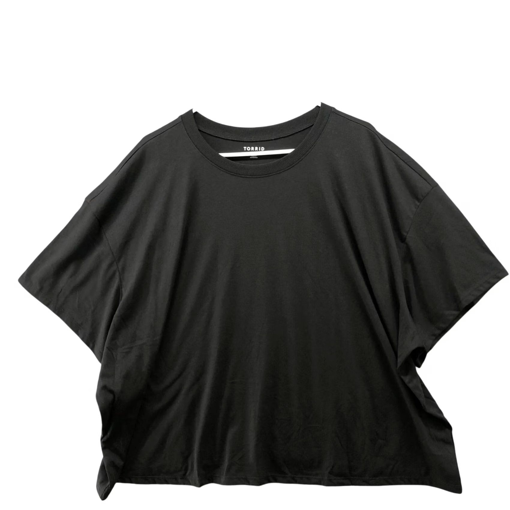 Torrid Torrid Signature Jersey Relaxed Crew Tee Womens 4X Black Short Sleeve T Shirt Size XXL / US 16-18 / IT 52-54 - 2 Thumbnail