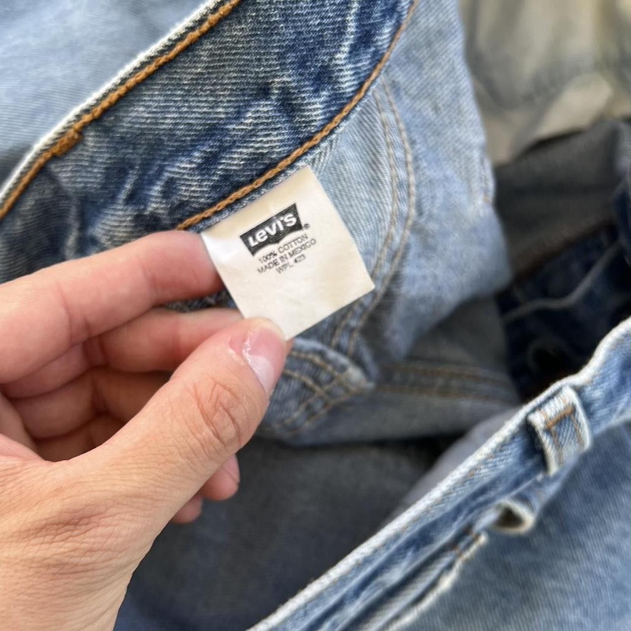 Levi's Vintage Levis 501 Jeans Straight Leg Button Fly Denim 90s Size US 34 / EU 50 - 5 Thumbnail