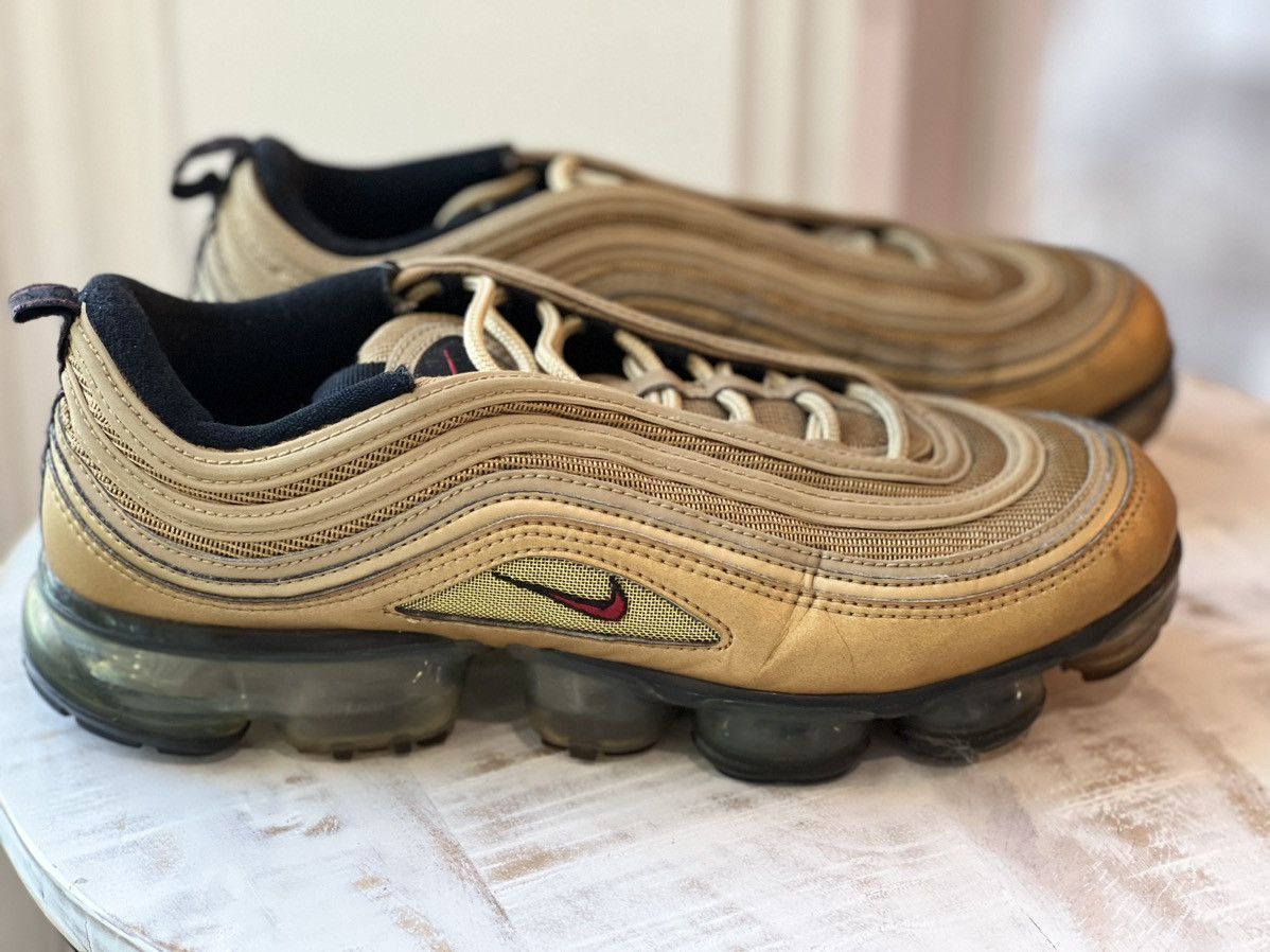 Nike Nike Air VaporMax 97 Metallic Gold size 8.5 Grailed