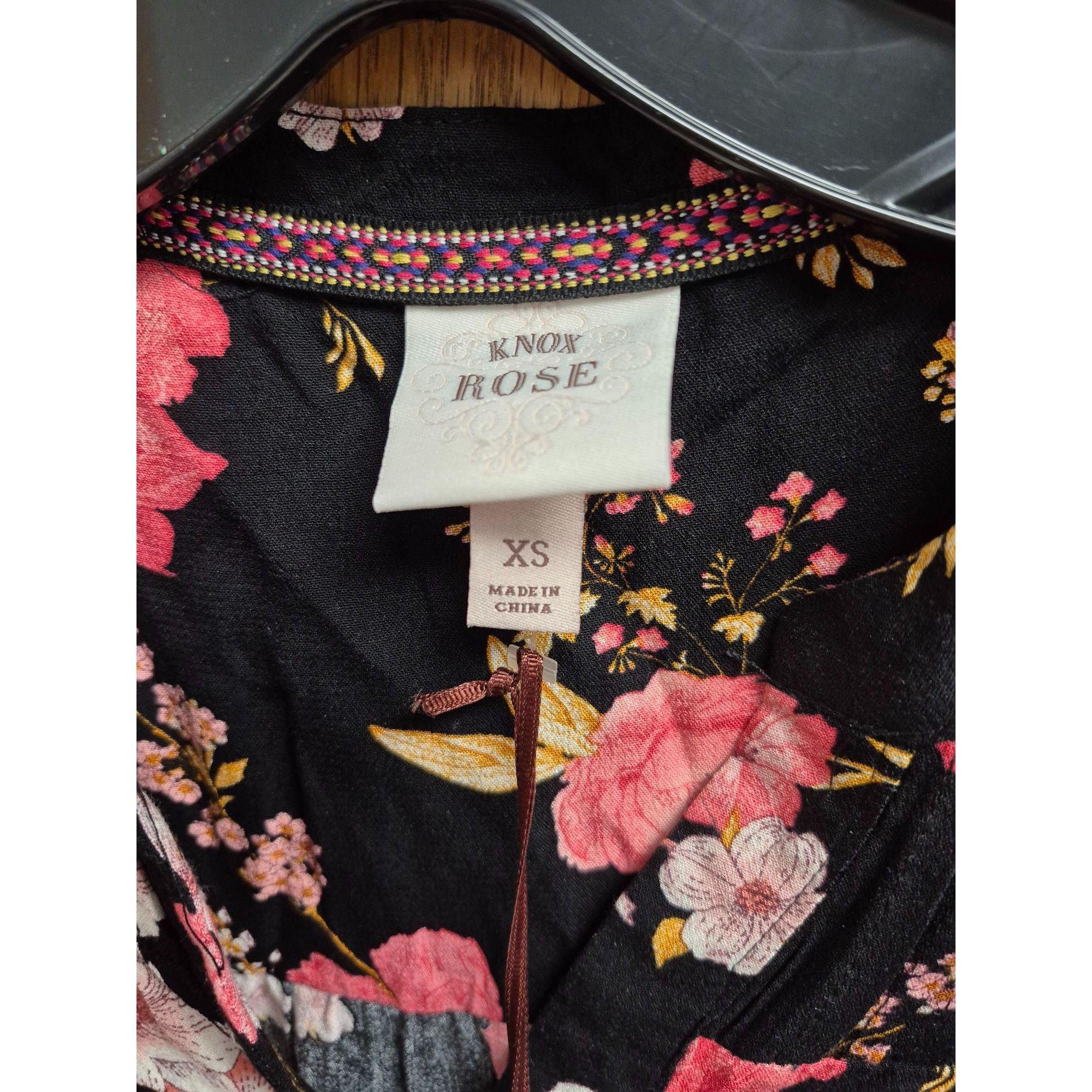 Other Knox Rose Size XS Button Down Floral Shirt Size XS / US 0-2 / IT 36-38 - 3 Thumbnail