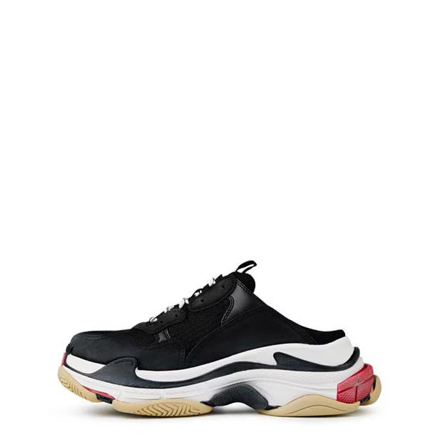 o1g2r1mq0324 Triple S Mules in Multicolor