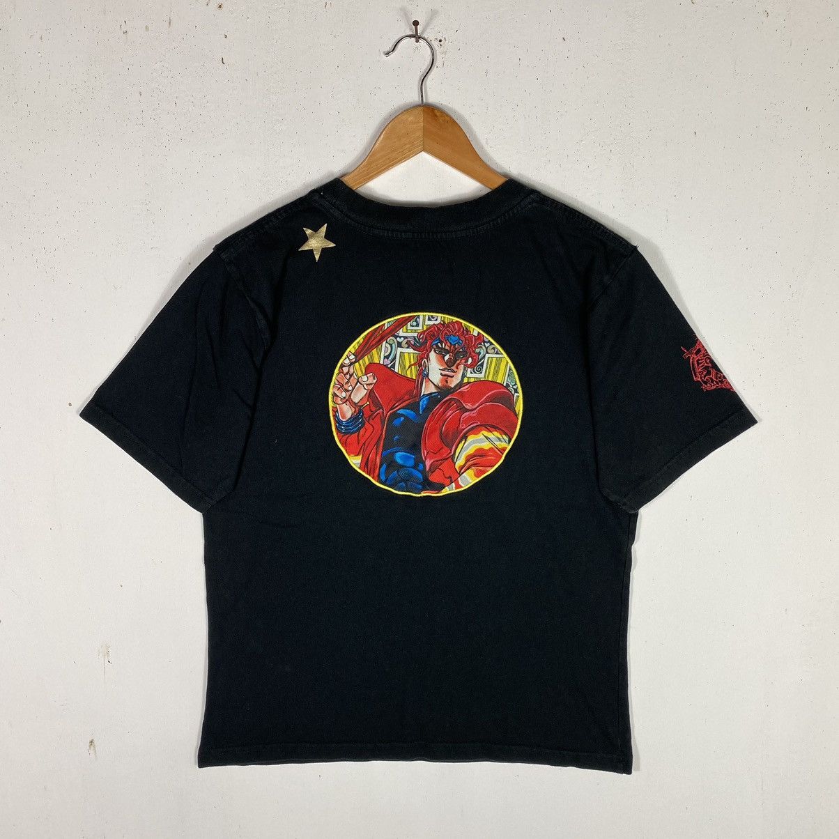 Anime HIROHIKO ARAKI JOJO EXHIBITION STARDUST CRUSADERS ANIME TEE Size US L / EU 52-54 / 3 - 6 Thumbnail