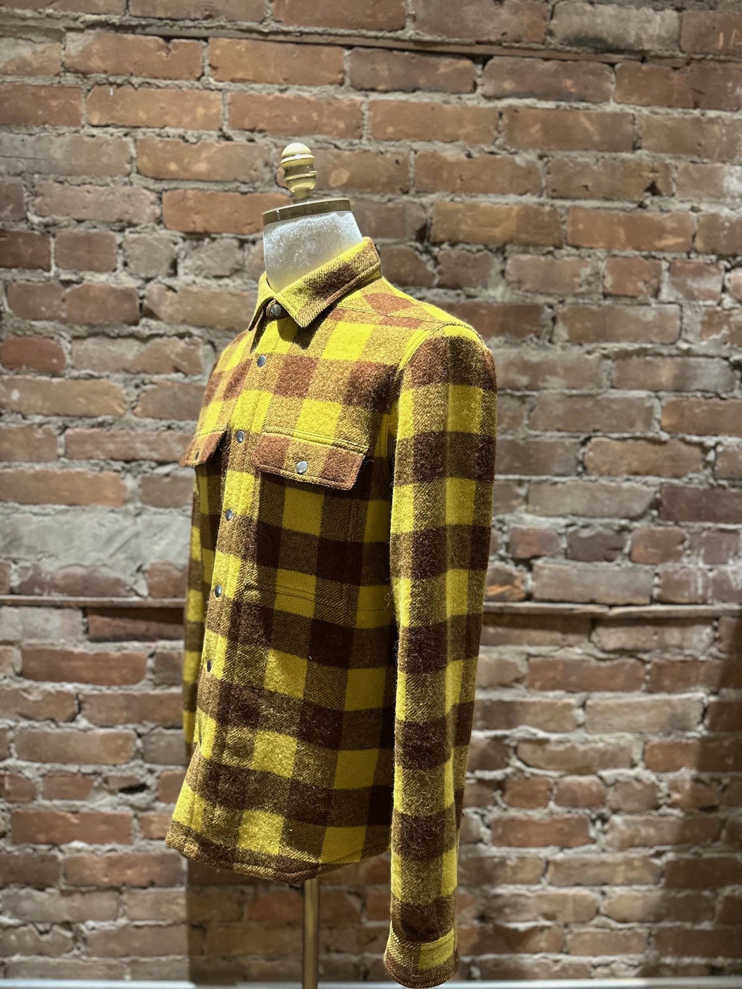 Rick Owens Rick Owens Plaid Flannel Shirt – RO18F4759‑WJP Size US M / EU 48-50 / 2 - 2 Thumbnail