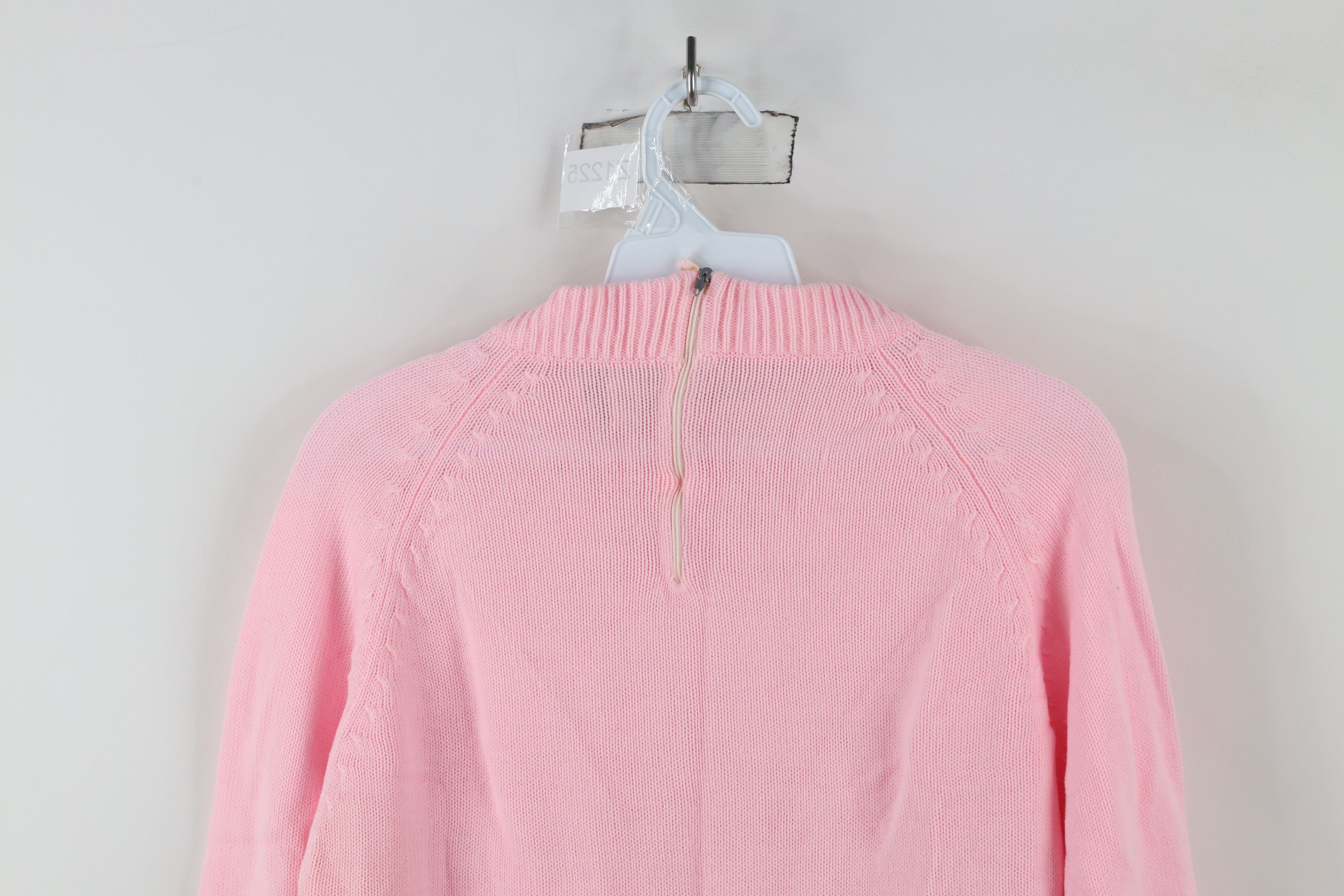 Vintage Vintage 70s Streetwear Diamond Knit Sweater Pink Size S / US 4 / IT 40 - 12 Thumbnail
