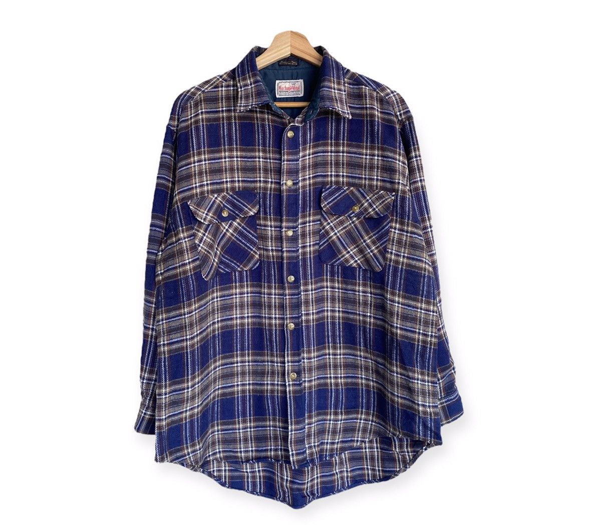 Japanese Brand Japanese Brand Mechopemind Plaid Tartan Flannel Shirt Size US XL / EU 56 / 4 - 1 Thumbnail