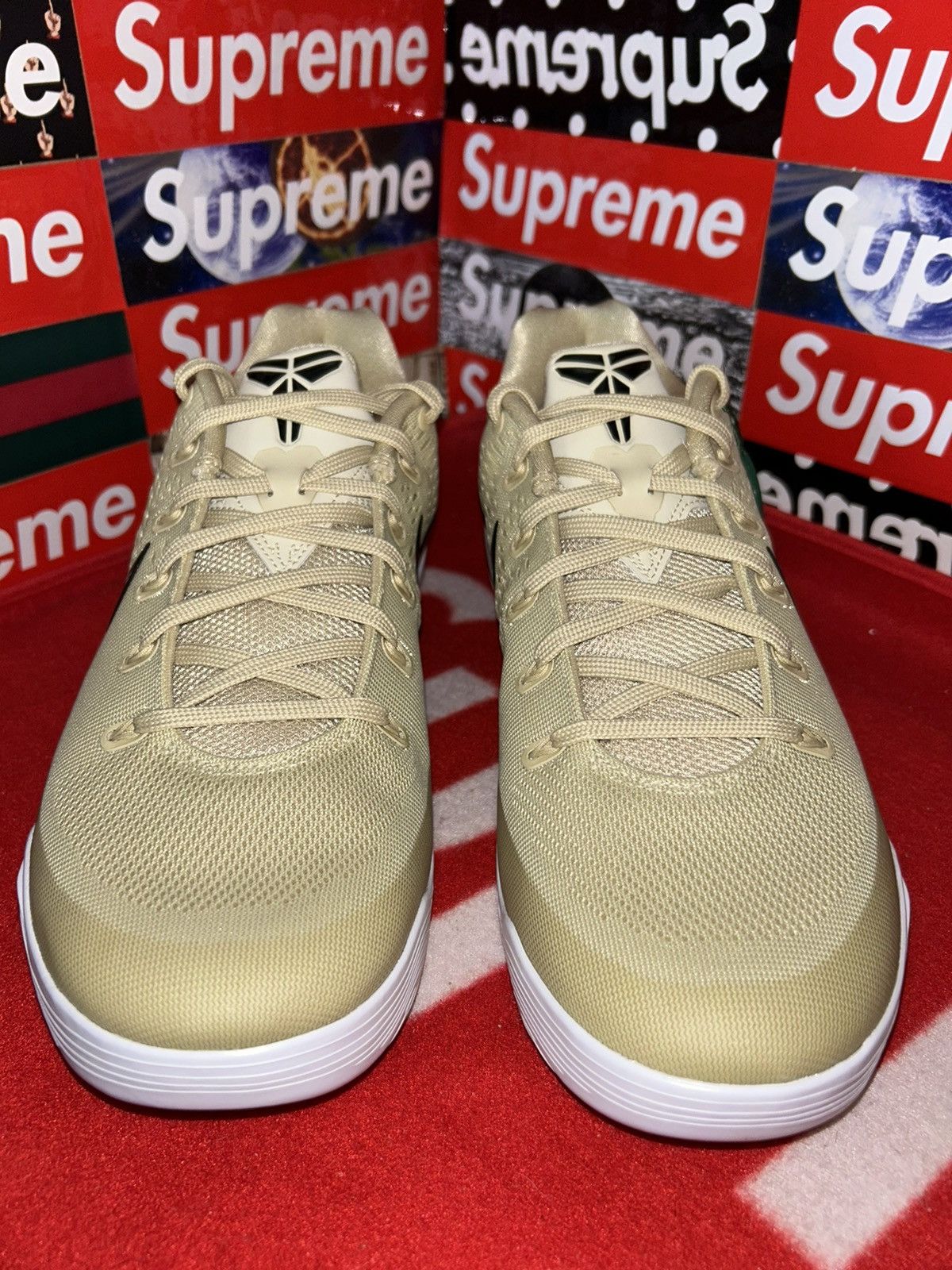 Nike Nike Kobe 9 Elite Low EM Protro TB Gold Black IH5095-700 M12 Size US 12 / EU 45 - 2 Thumbnail