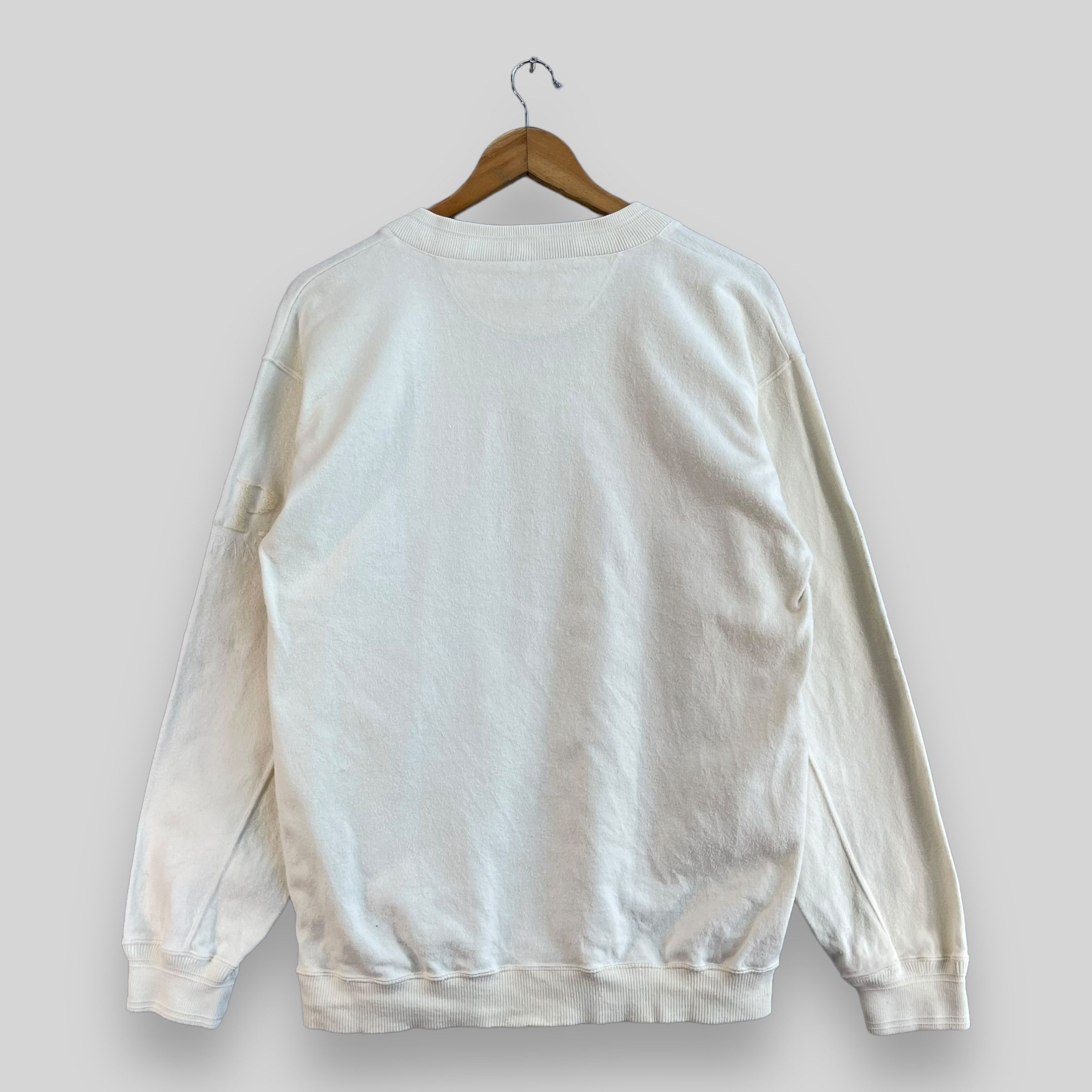 C.P. Company × Massimo Osti × Vintage Vintage 90s CP COMPANY Big Logo Vneck Sweater Size US M / EU 48-50 / 2 - 8 Thumbnail
