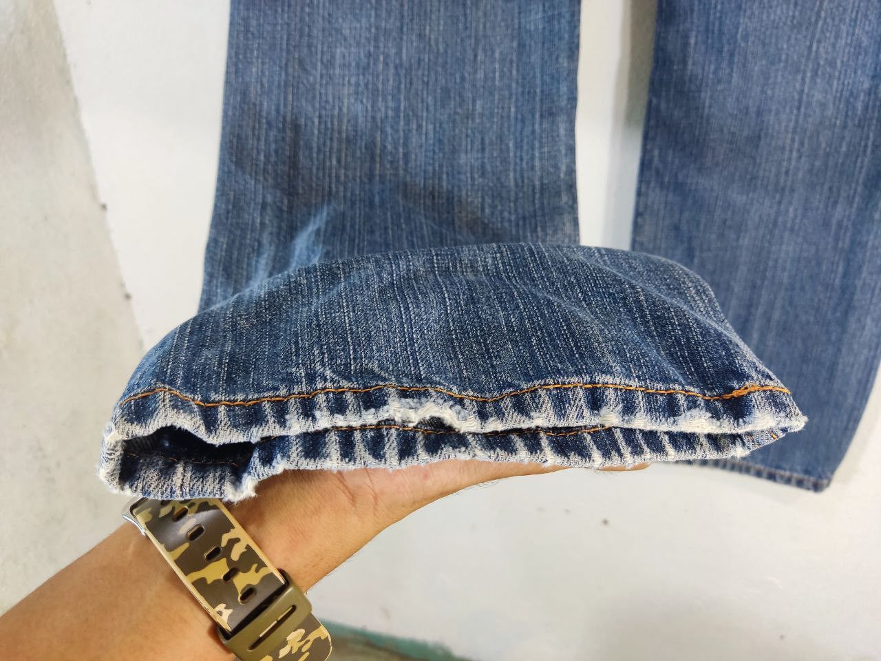 Levi's levis 559 relaxed straight distressed denim Size US 35 - 14 Thumbnail