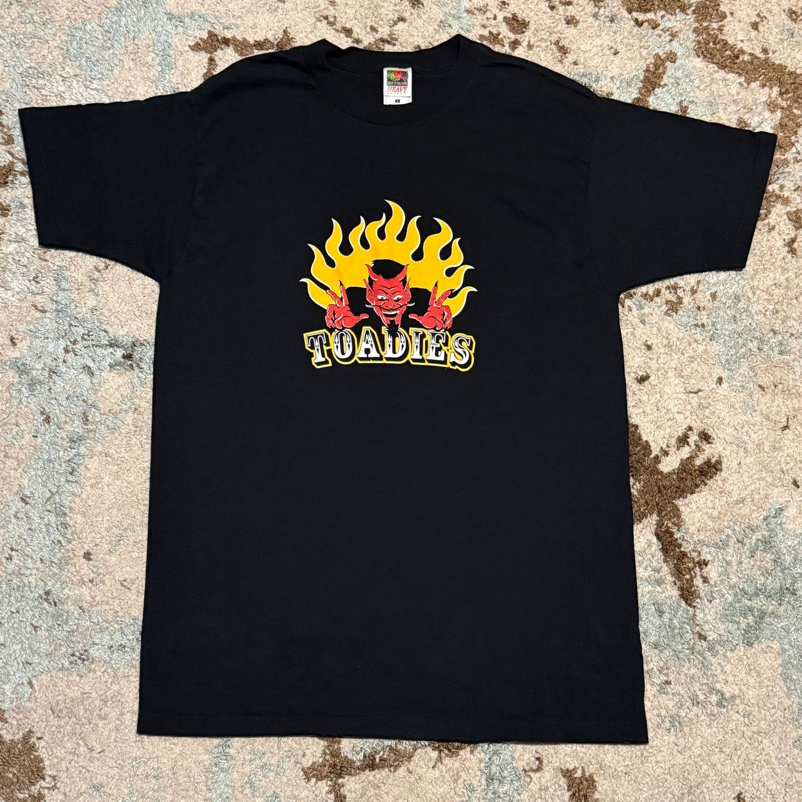 Band Tees × Fruit Of The Loom × Vintage Vintage Toadies Devil Band Shirt Large Alt Rock Grunge Size US L / EU 52-54 / 3 - 2 Thumbnail