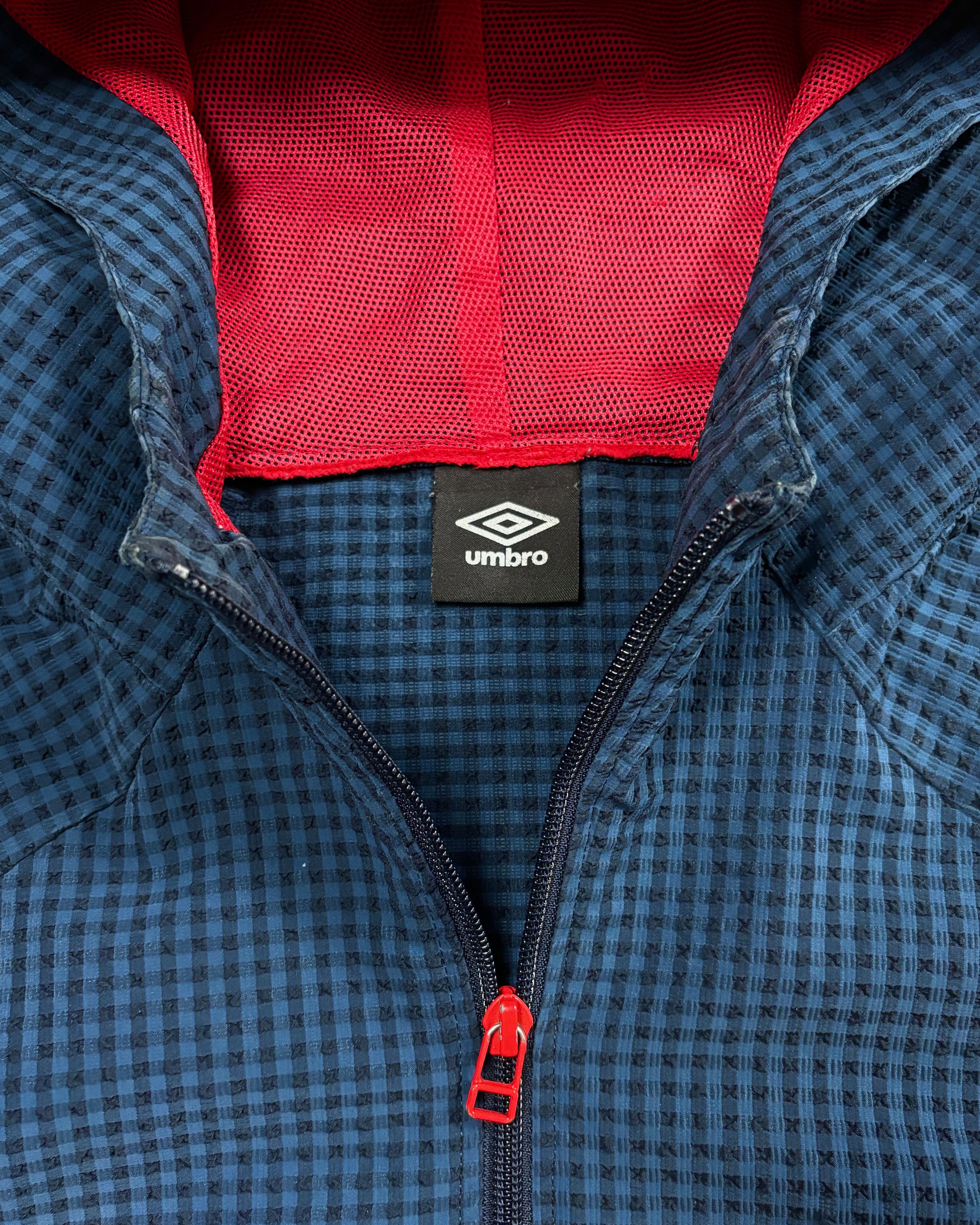 Palace × Umbro Umbro Check Track Plaid Jacket Navy Size US M / EU 48-50 / 2 - 7 Thumbnail
