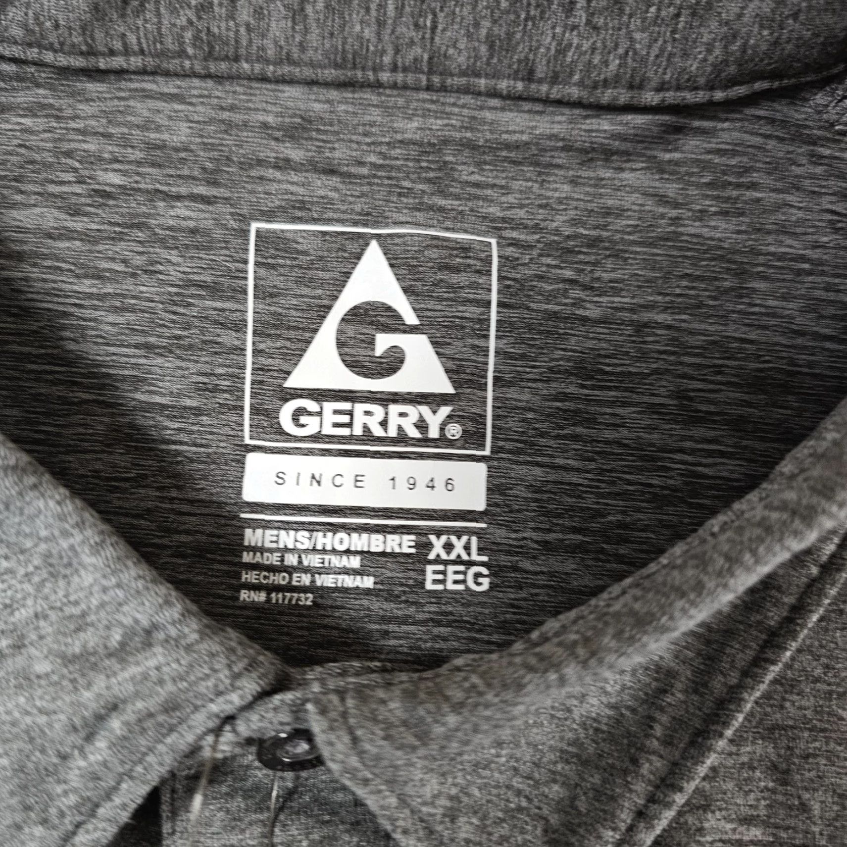 Vintage Gerry X Air Polo Shirt Mens 2XL Gray Quick Dry Stretch Moisture Wicking Athletic Size US XXL / EU 58 / 5 - 3 Thumbnail