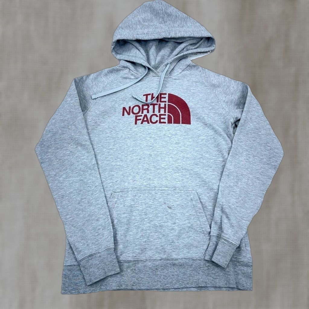 The North Face The North Face Hoodie Women S Gray Sweatshirt Sweater Logo Spell Out Heather Ladies Size S / US 4 / IT 40 - 1 Thumbnail