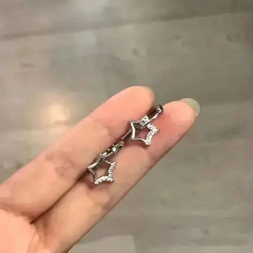 Other Crystal Star Earrings Size ONE SIZE - 3 Thumbnail