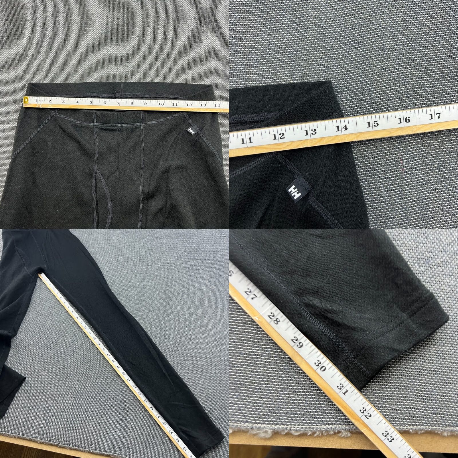 Helly Hansen Helly Hansen Base Layer Pants Wool Blend Sz M Black Thermal Winter Sport Men Track Pants Athletic Activewear Size US 31 - 8 Thumbnail