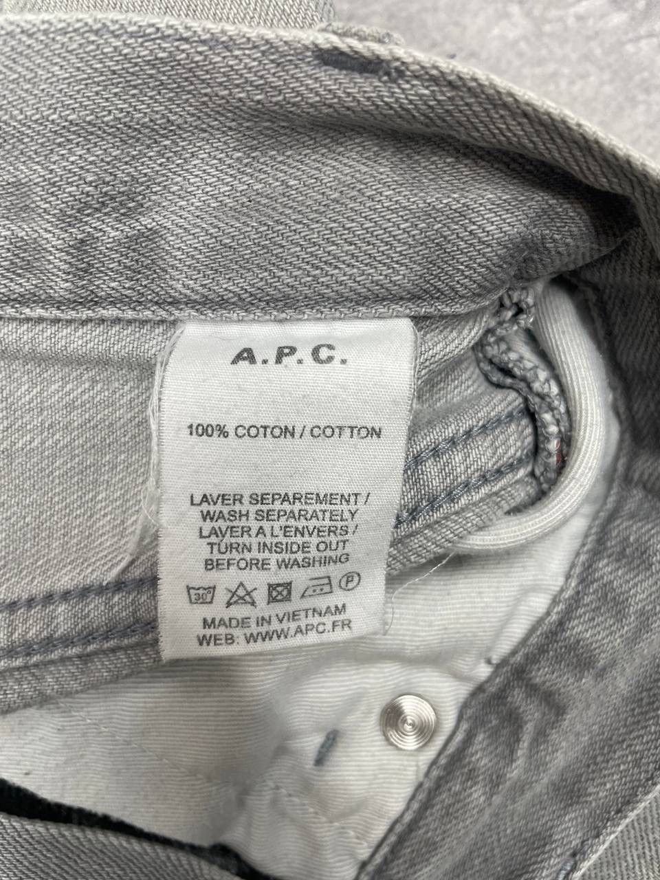 A.P.C. A.P.C. Men’s Denim Jeans Pants Grey Straight Size W29 Size US 29 - 9 Thumbnail
