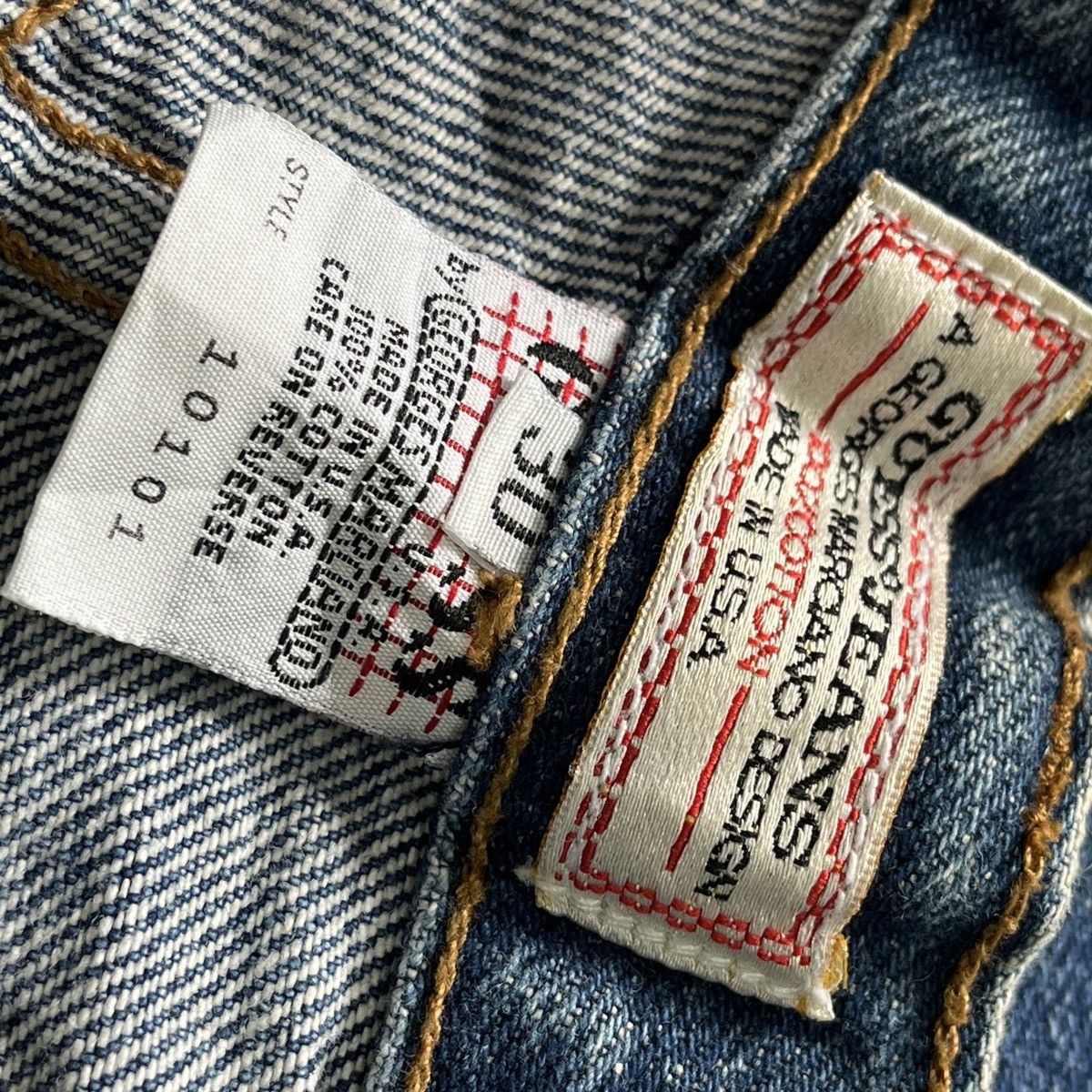 Guess × Seditionaries Vintage Flare GUESS Boot Cut Leg 1990s USA Denim Size US 30 / EU 46 - 16 Thumbnail